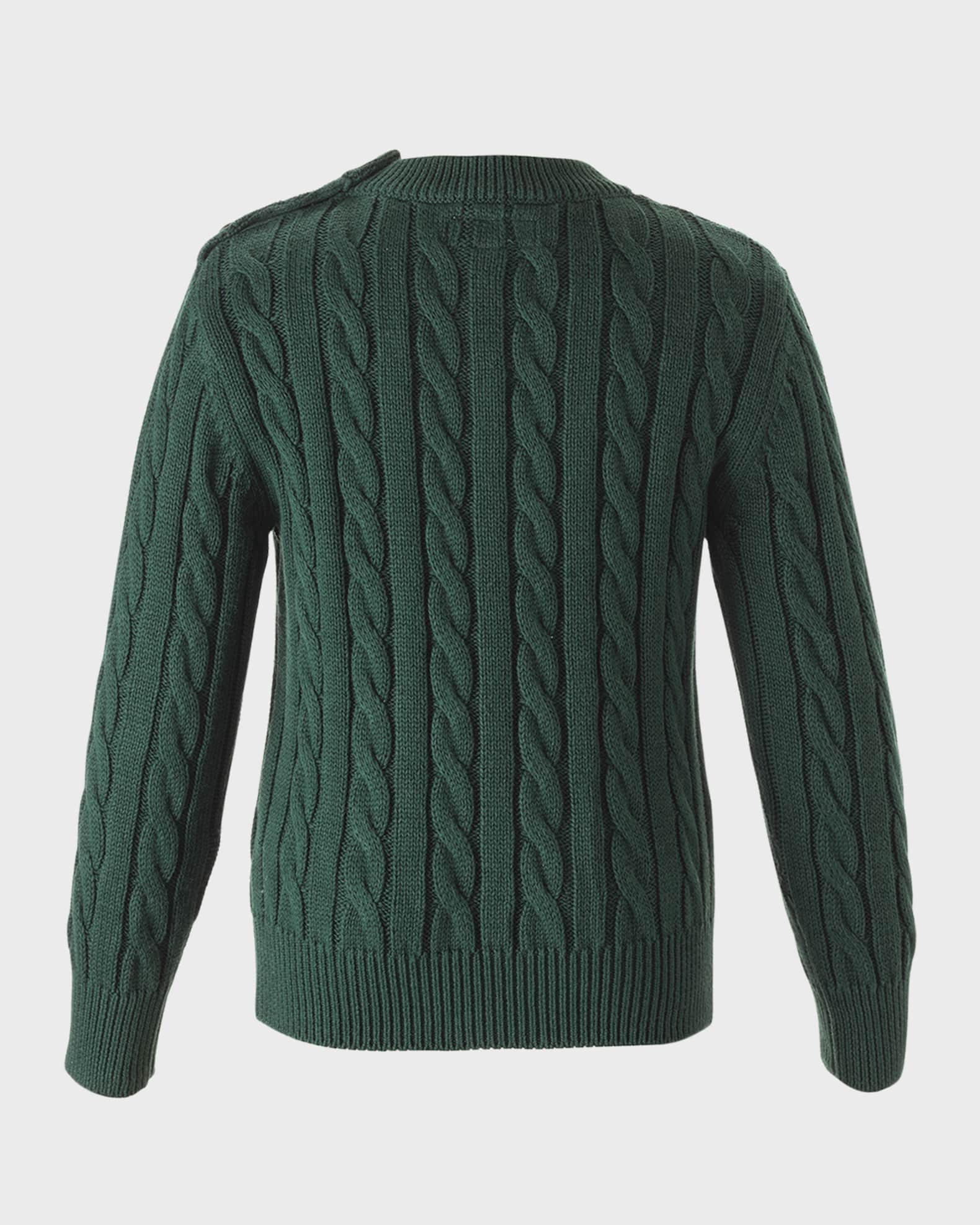 Boy's Cable Knit Sweater, Size 2-10 1