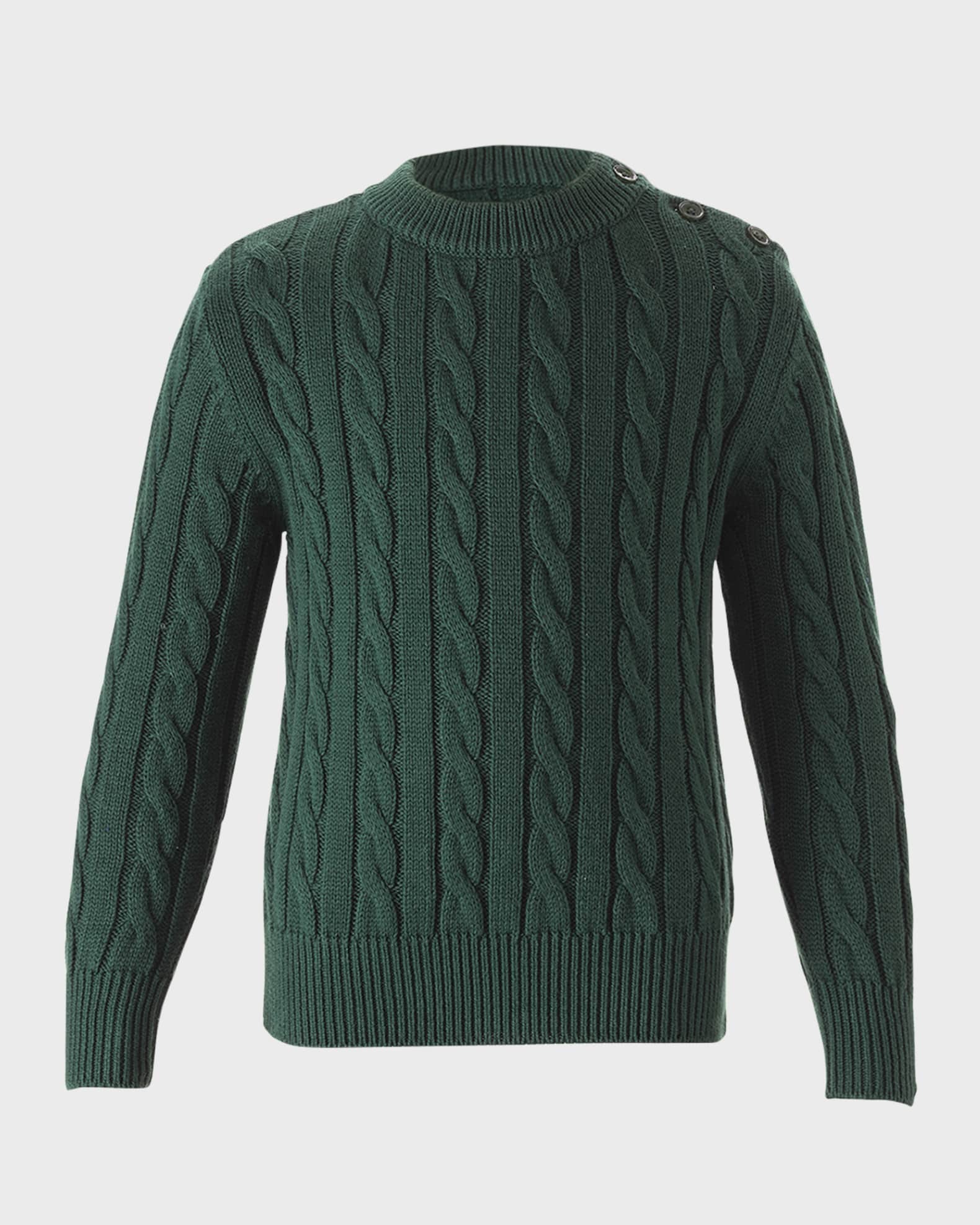 Boy's Cable Knit Sweater, Size 2-10 0
