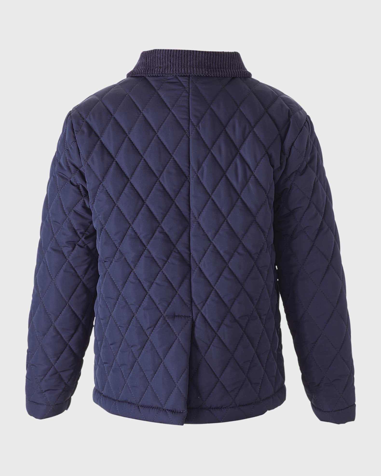 Boys quilted jacket hotsell