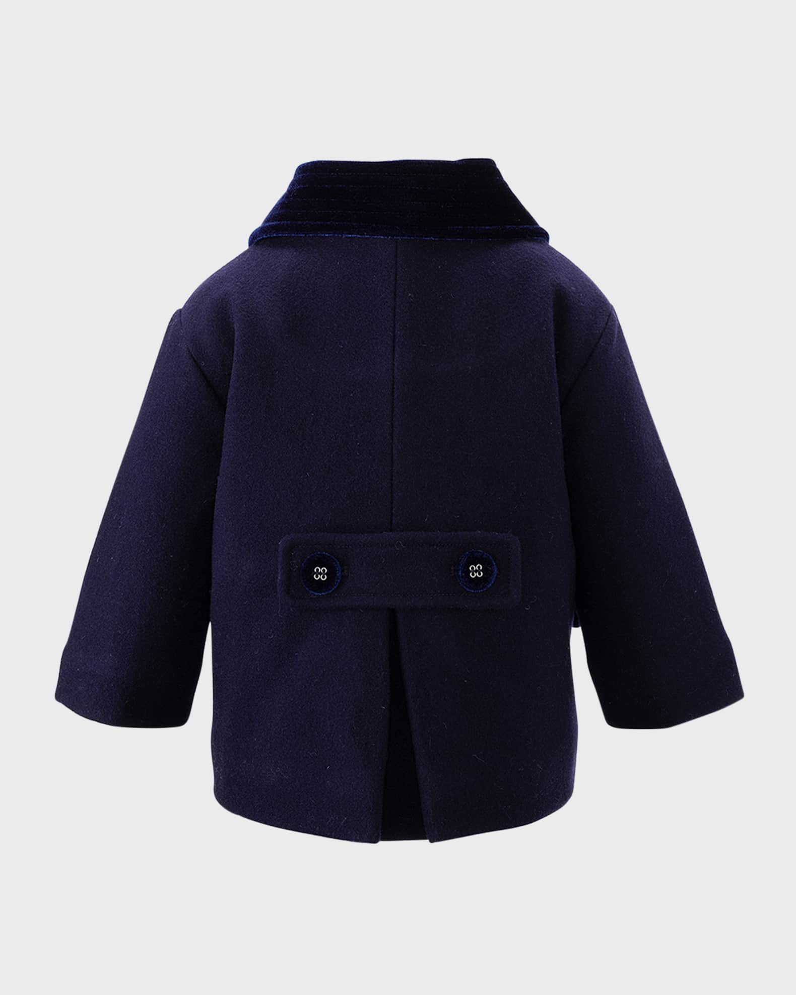 Boy's Double Breasted Coat, Size 6M-24M 1