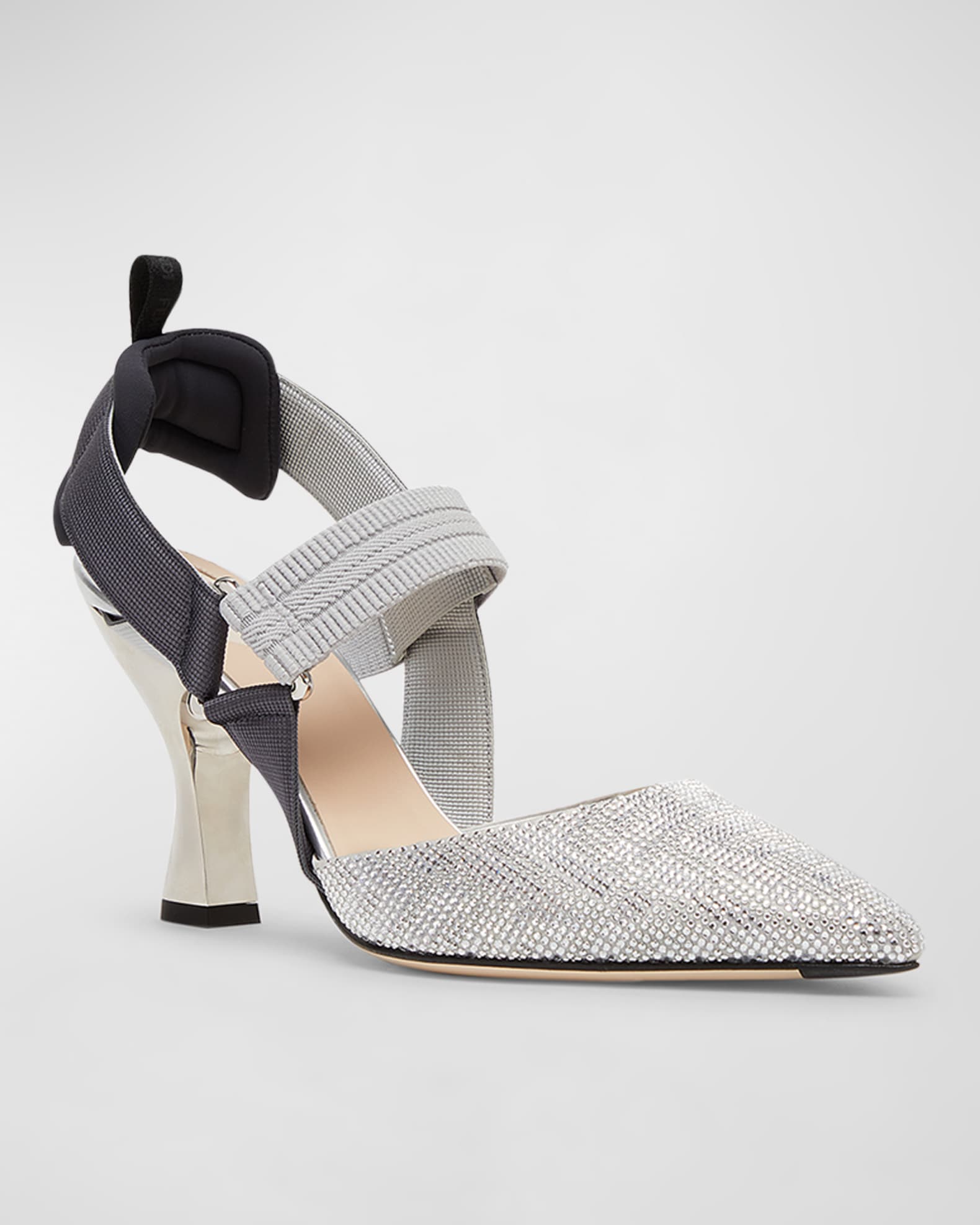 Colibri Crystal FF Sporty Slingback Pumps 1