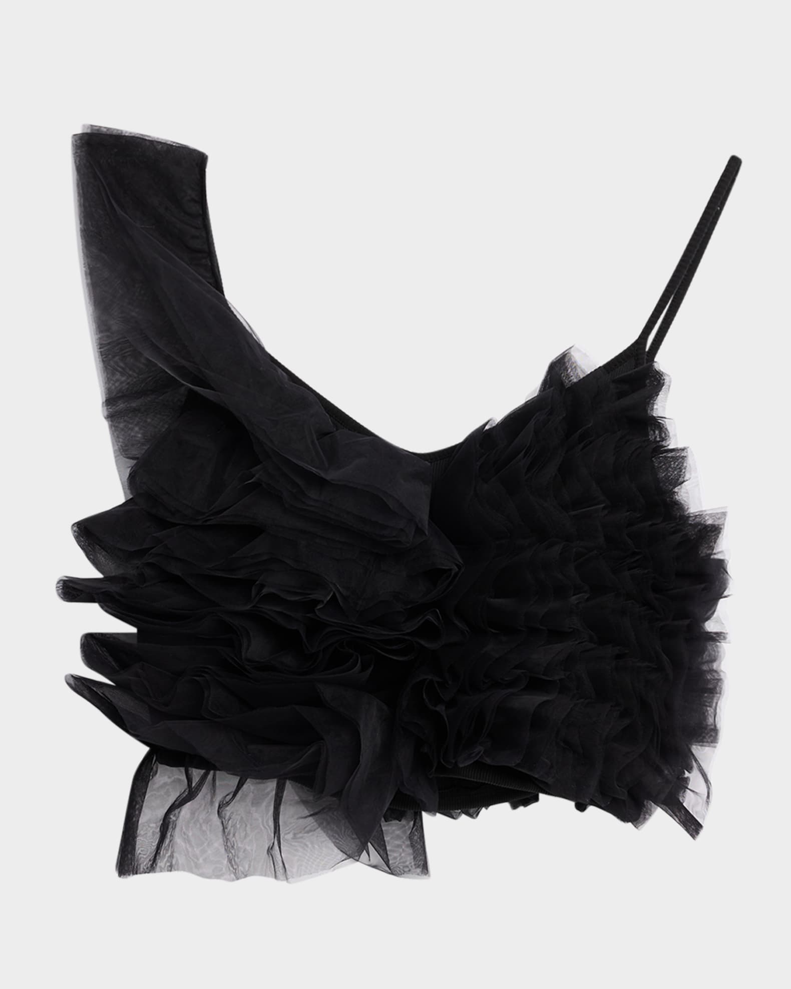 Feleta Sleeveless Embellished Tulle Top 0