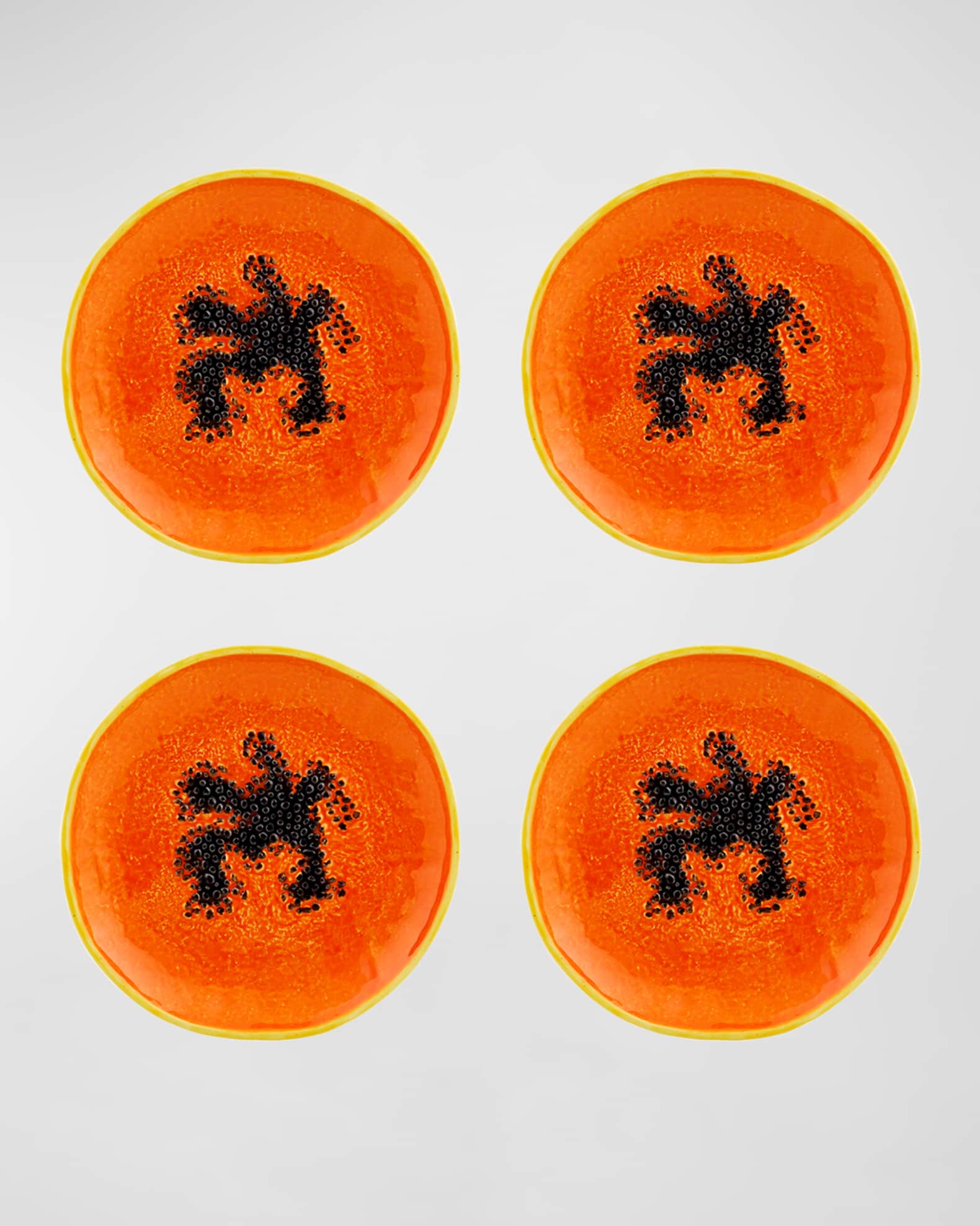 Bordallo Pinheiro Papaya Dessert Plates, Set of 4 | Neiman Marcus