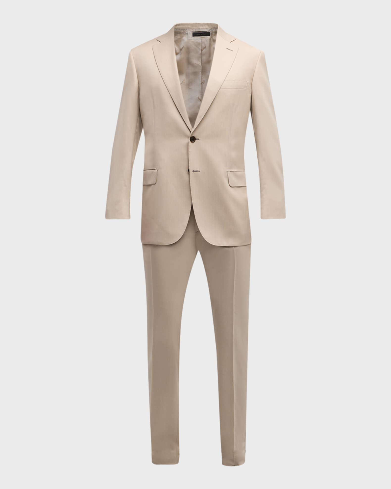 Men's Twill Wool Suit 0