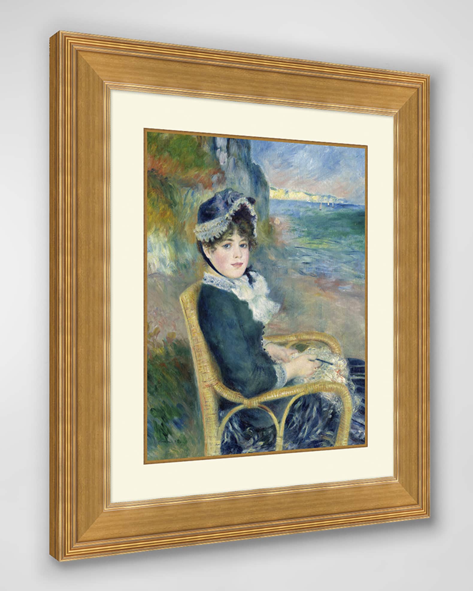 "Seated by the Seashore" Giclee  1