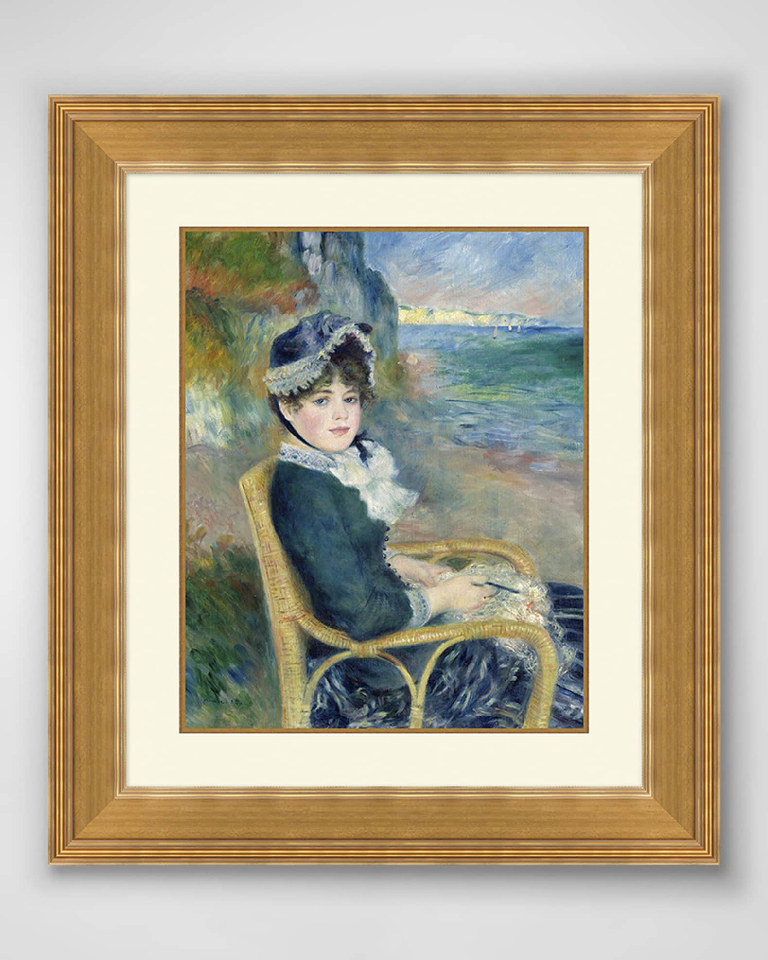"Seated by the Seashore" Giclee  0