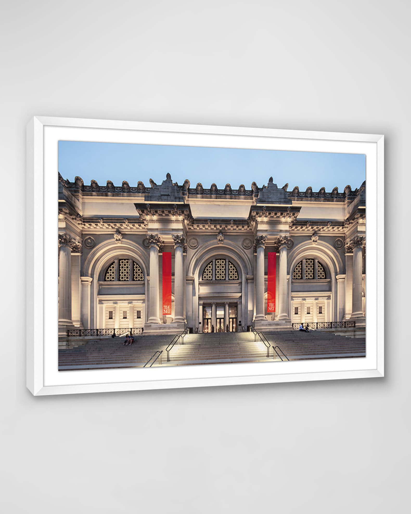 "At the Museum Night" Art Print  1