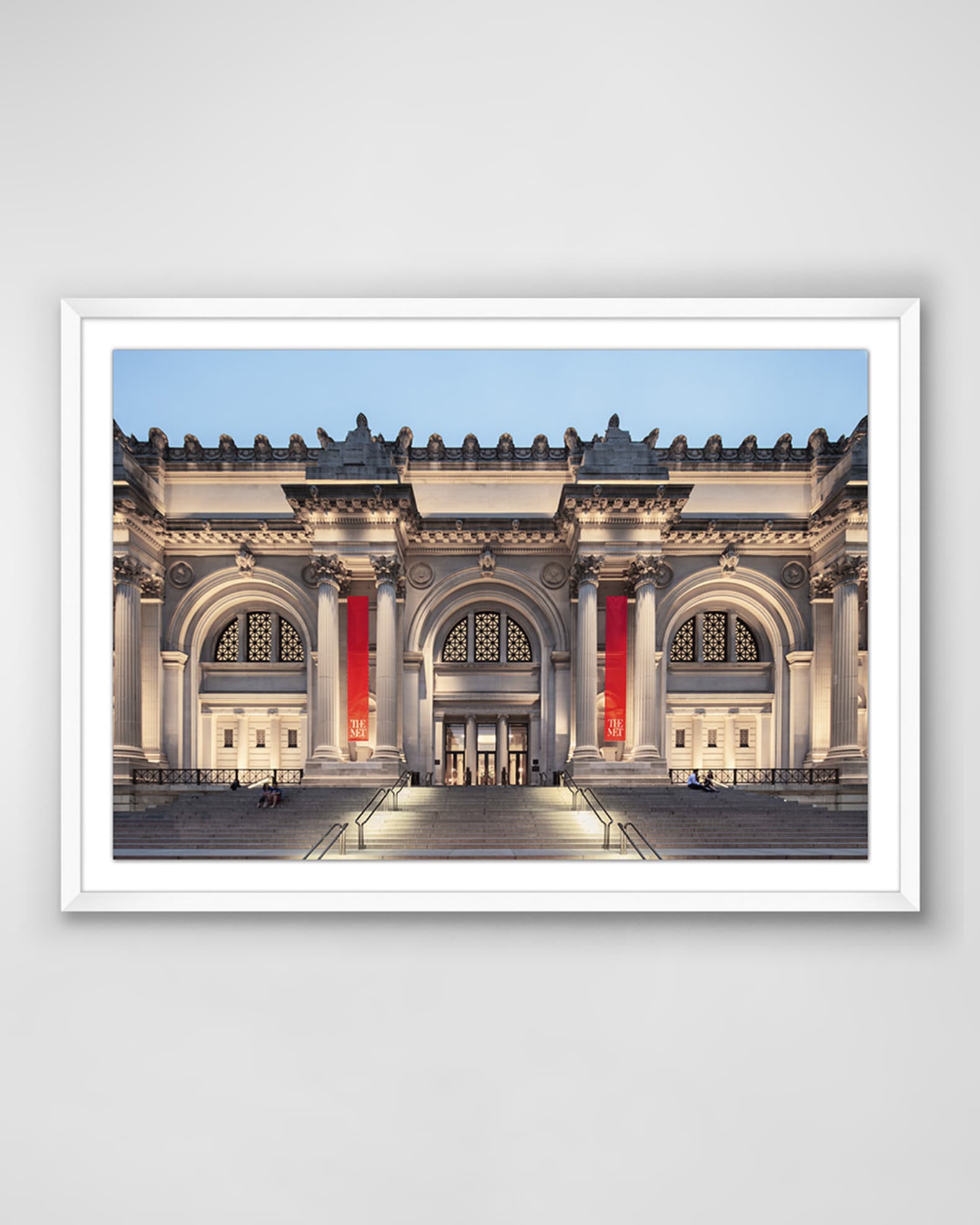 "At the Museum Night" Art Print  0