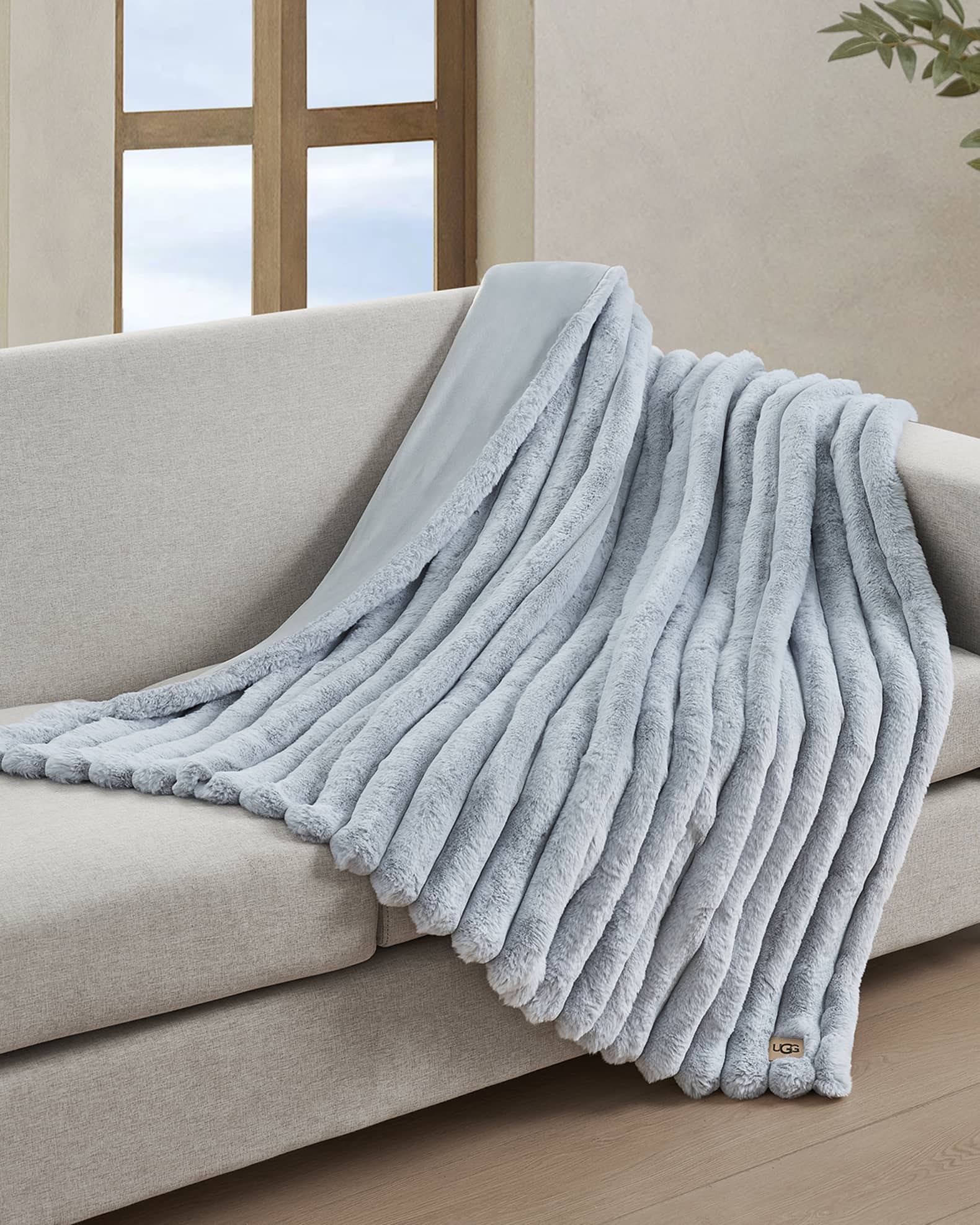 Ugg blanket faux fur top