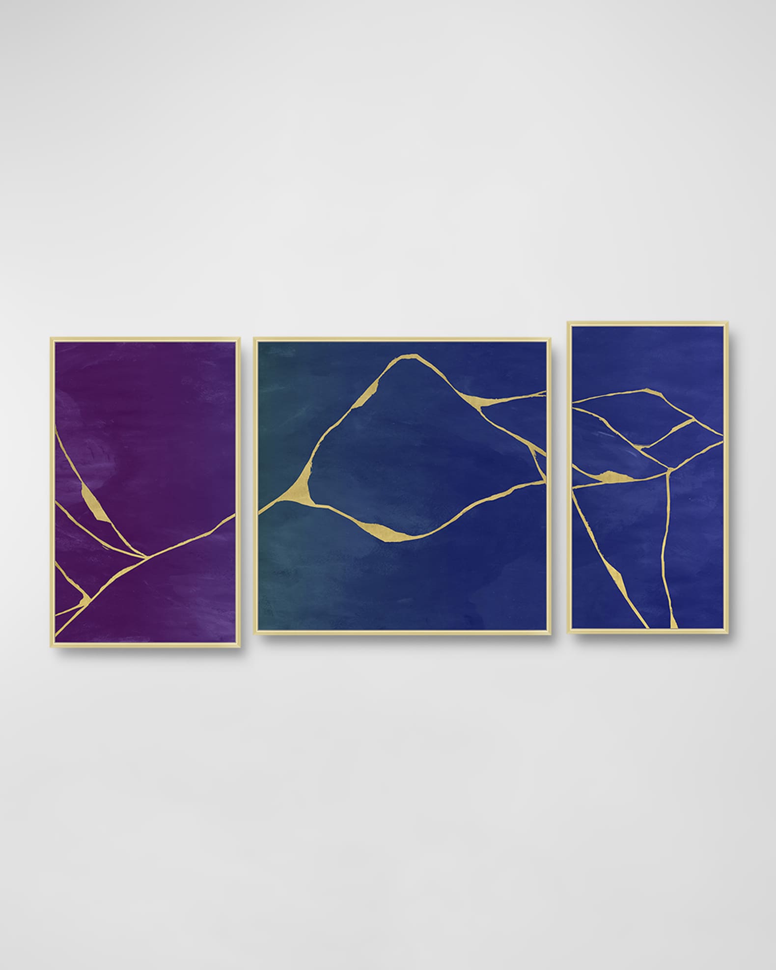 "Amethyst" Triptych Giclee 0