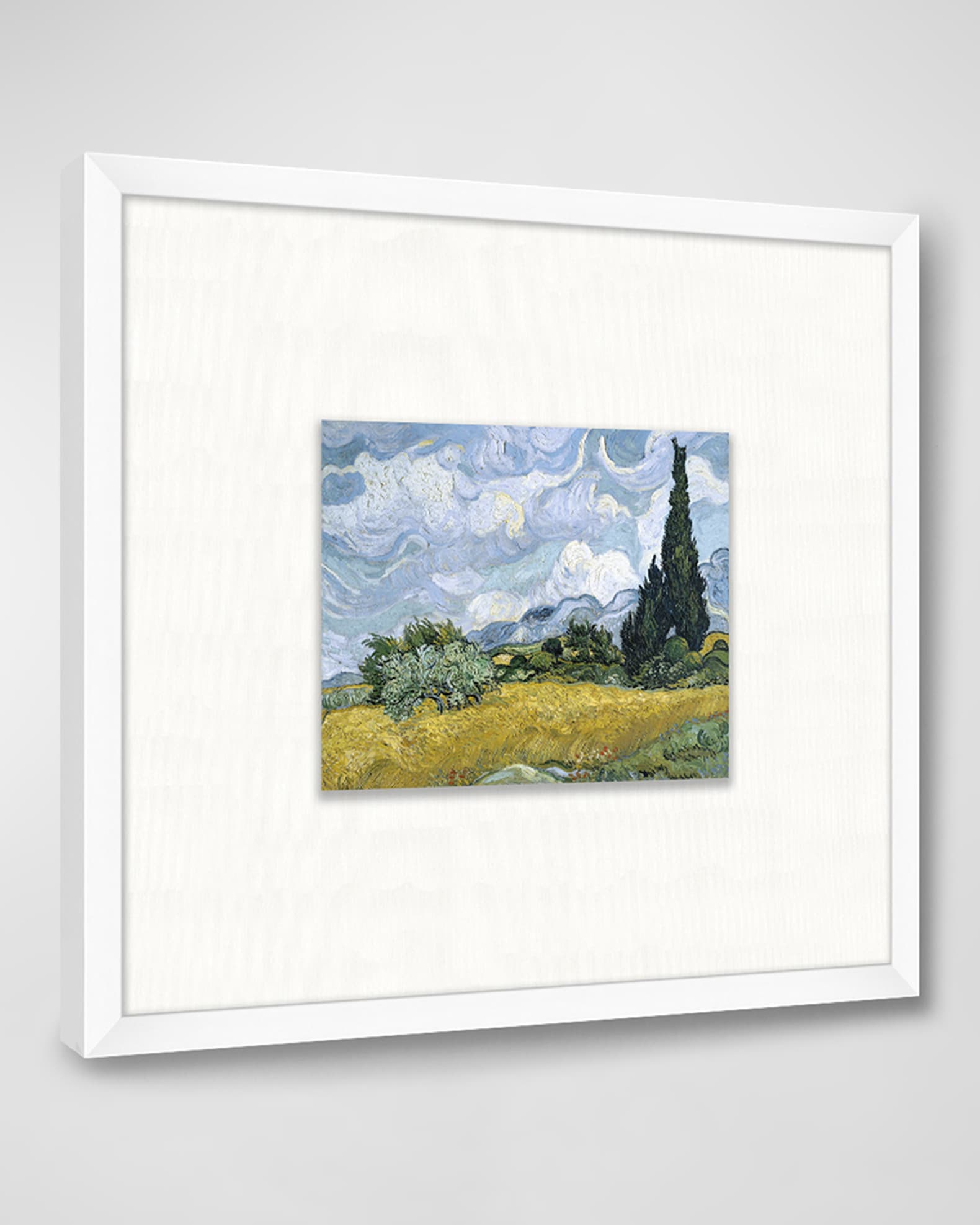 "Wheat Field with Cypresses" Giclee 1
