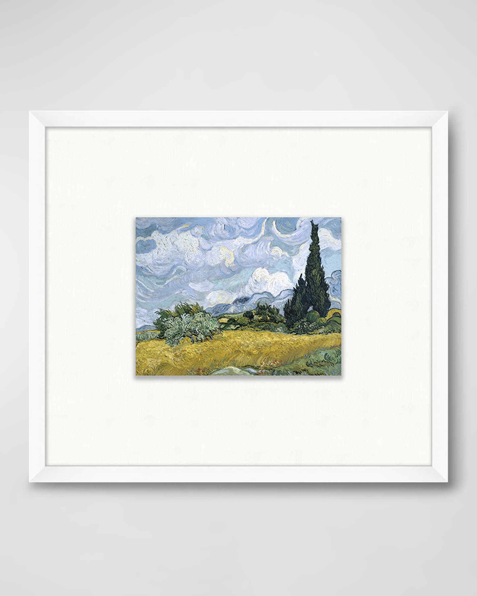 "Wheat Field with Cypresses" Giclee 0