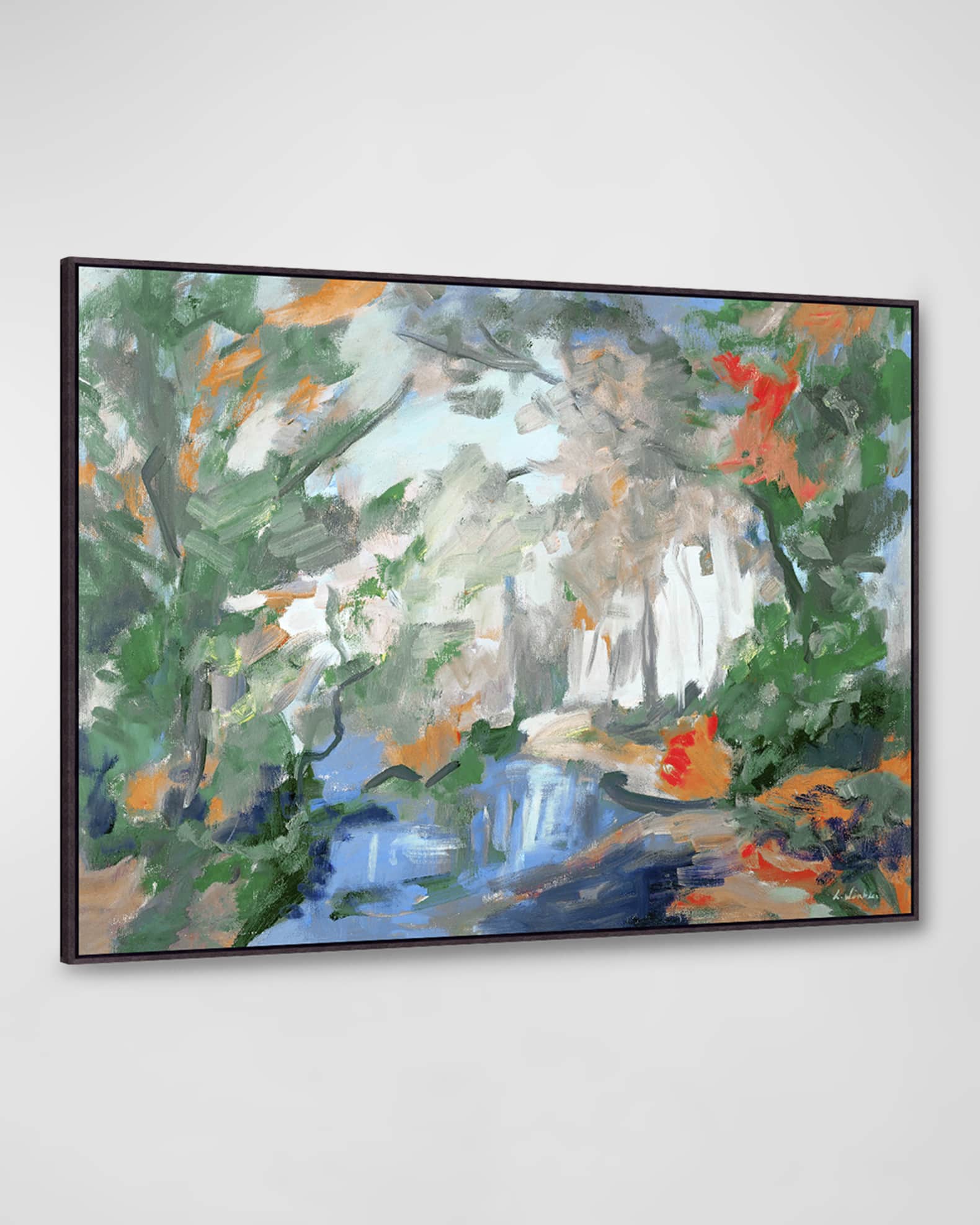 "Orange Sun" Giclee on Canvas 1