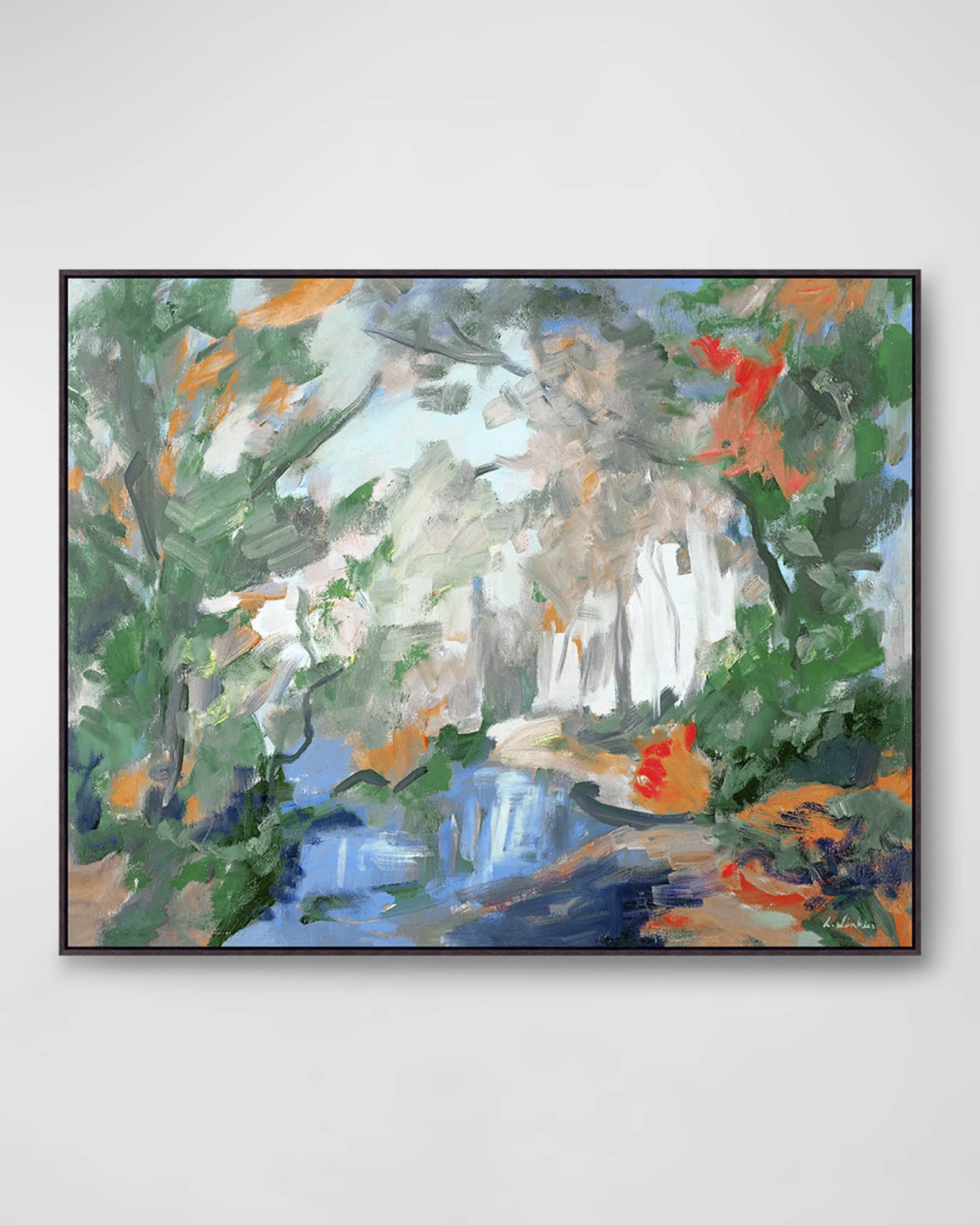 "Orange Sun" Giclee on Canvas 0