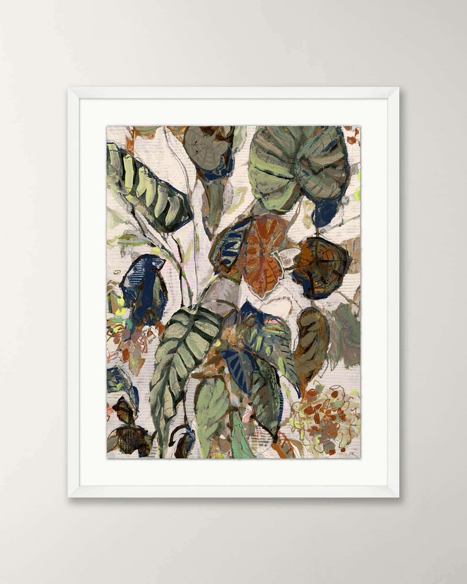 "Within the Leaves Patterns" Giclee 0