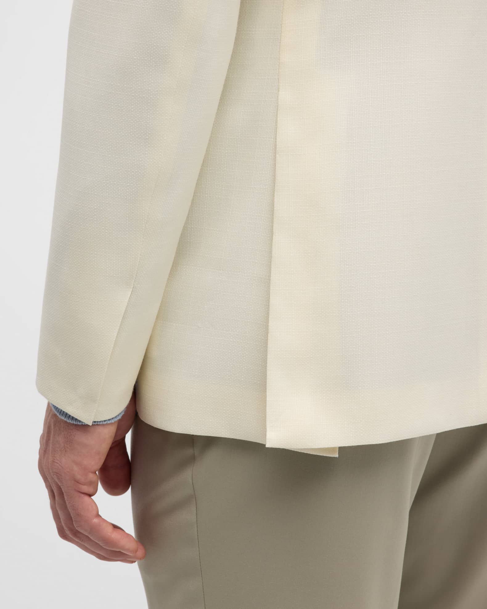 Men's Wool Hopsack Blazer 1