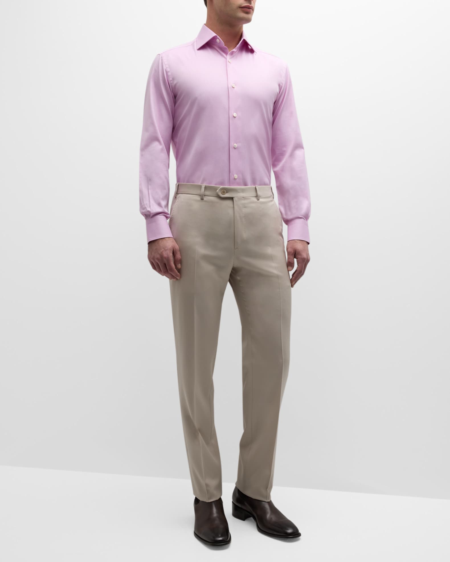 Men's Wool Twill Trousers 1