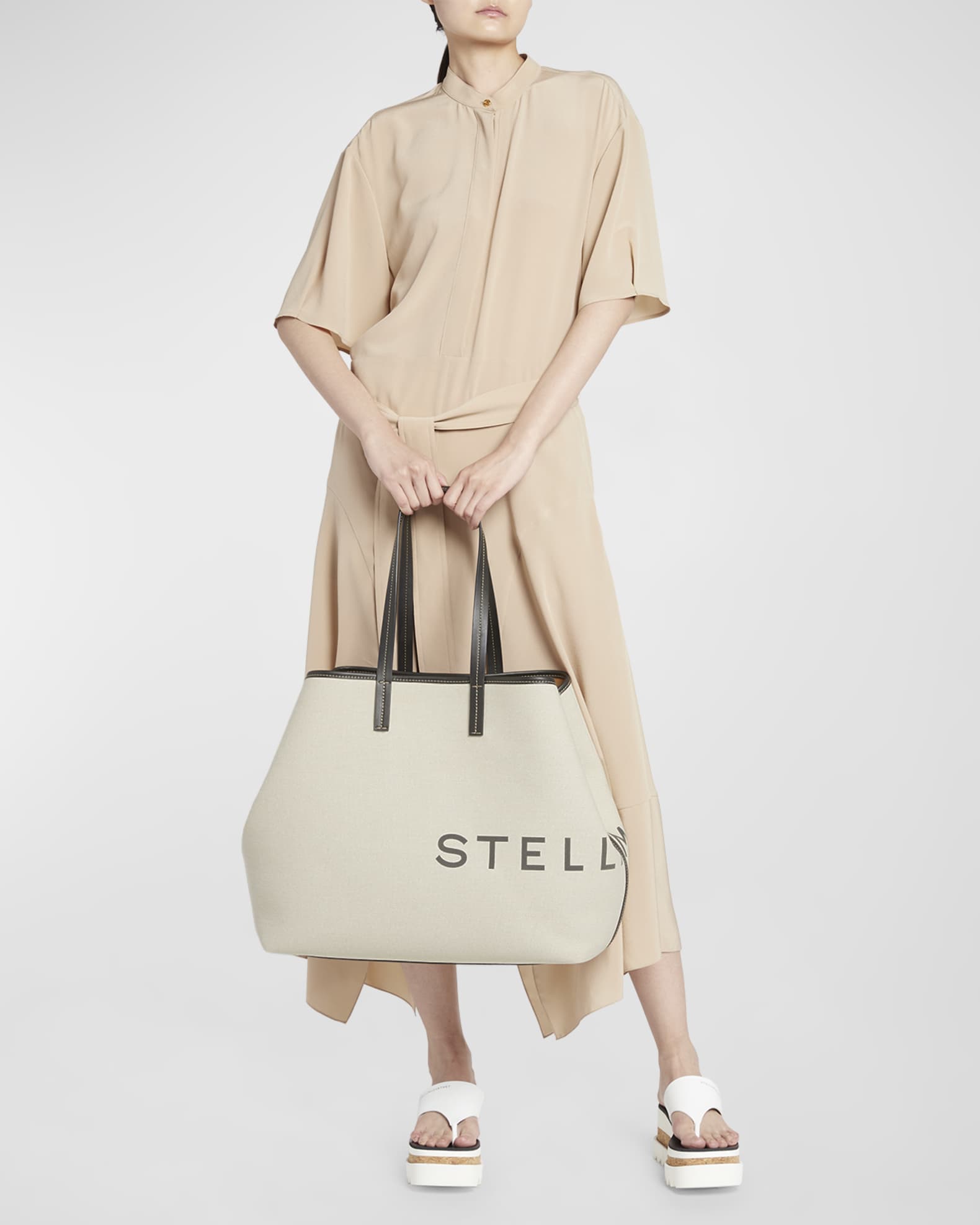 Stella mccartney canvas tote on sale