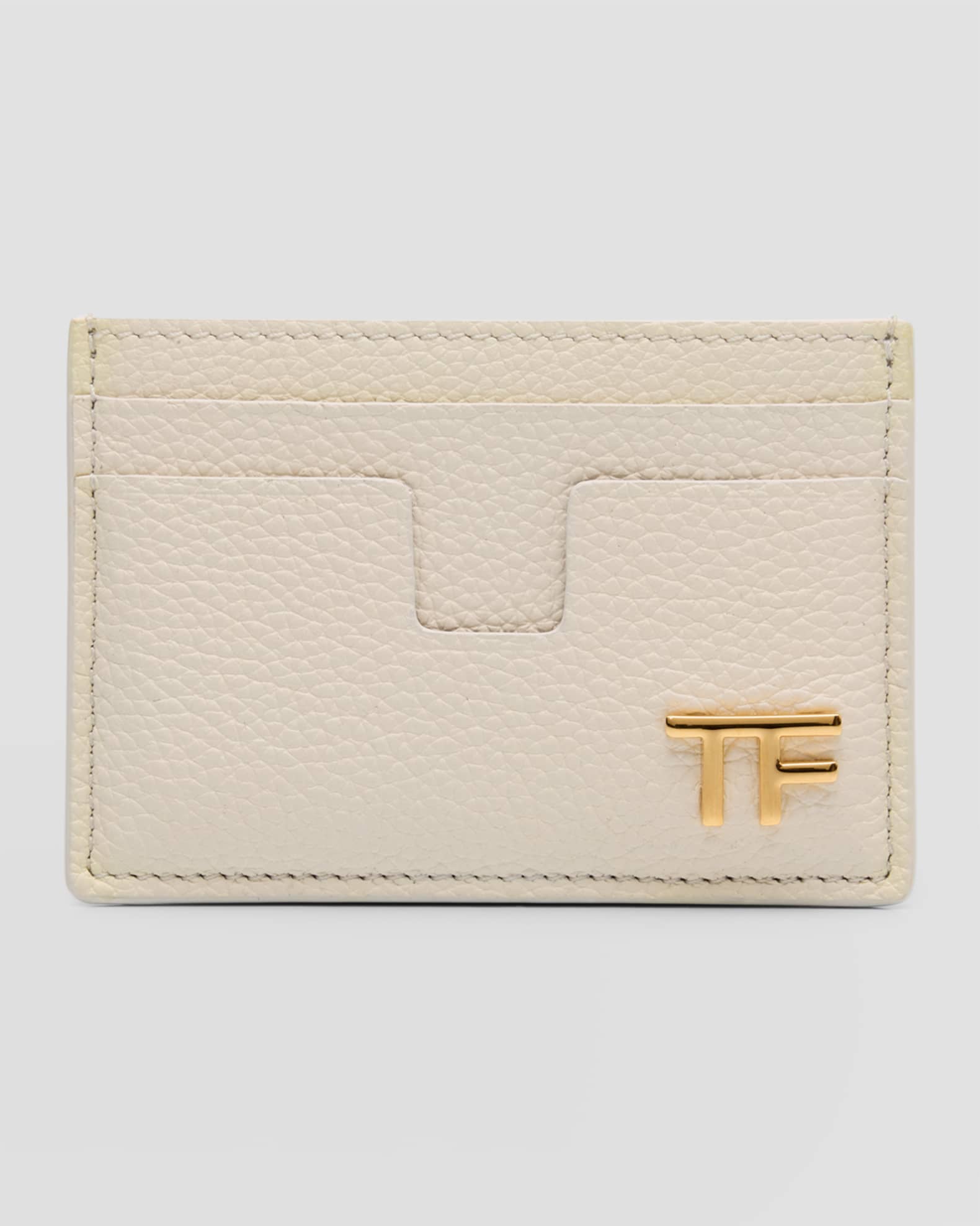 TF Card Holder in Grained Leather 0