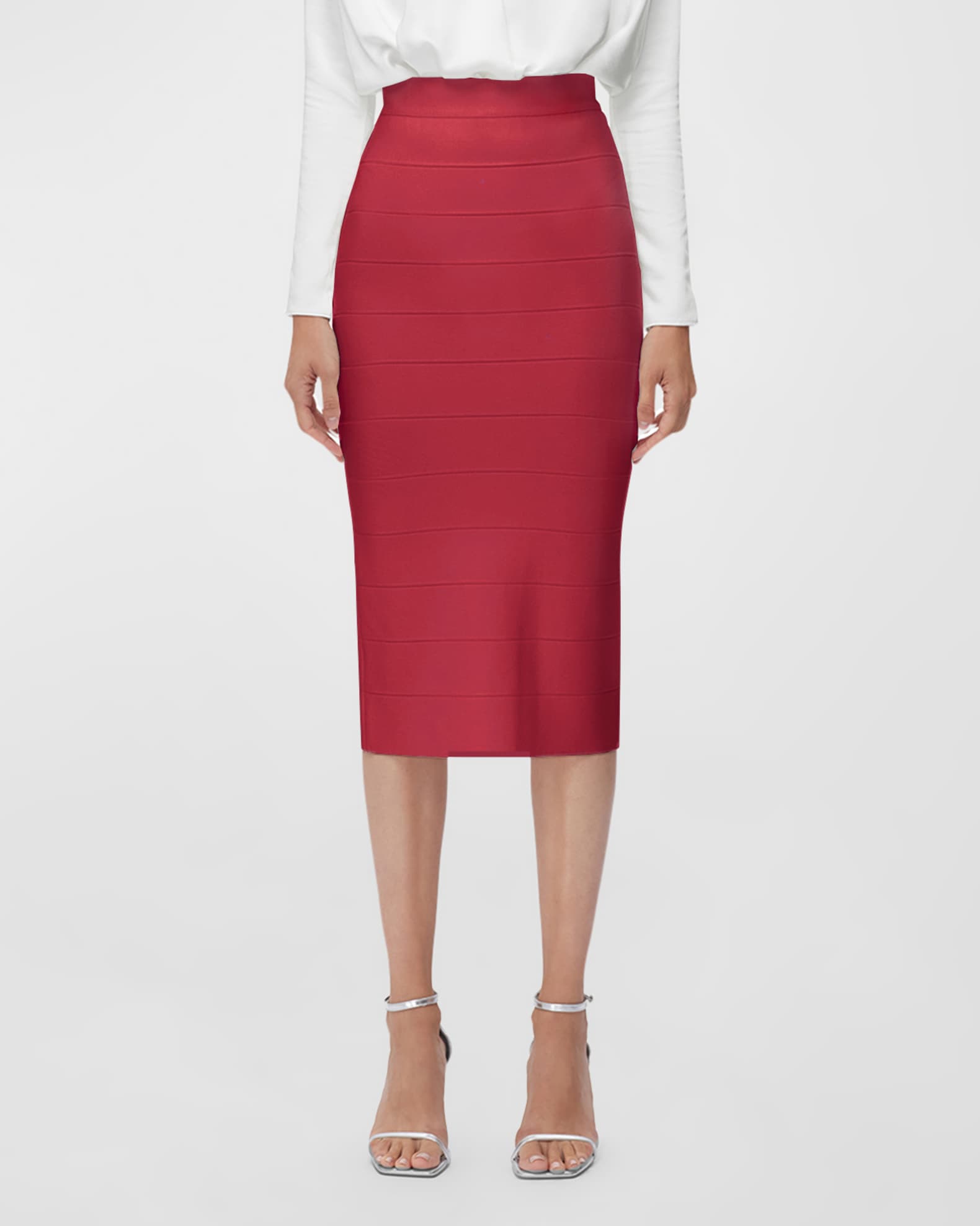 Bcbg ruched pencil skirt on sale