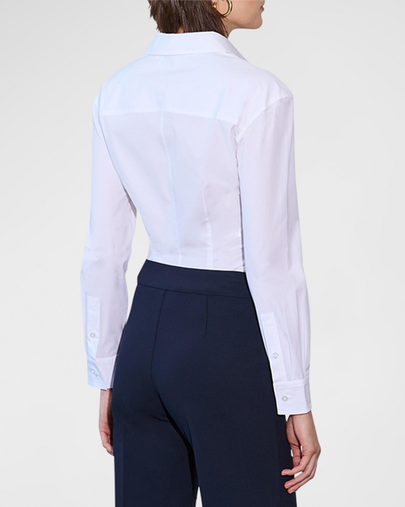 CALLAS Milano Savile Pleated Button-Down Shirt | Neiman Marcus