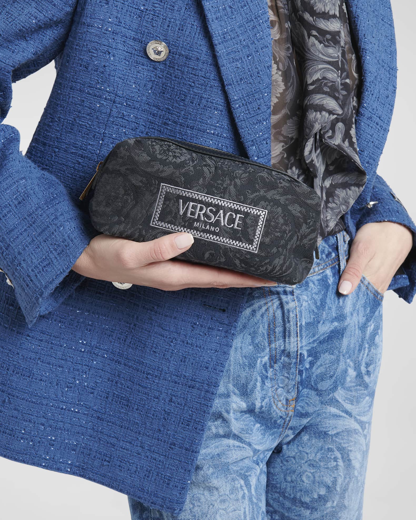 Versace makeup bag price best sale