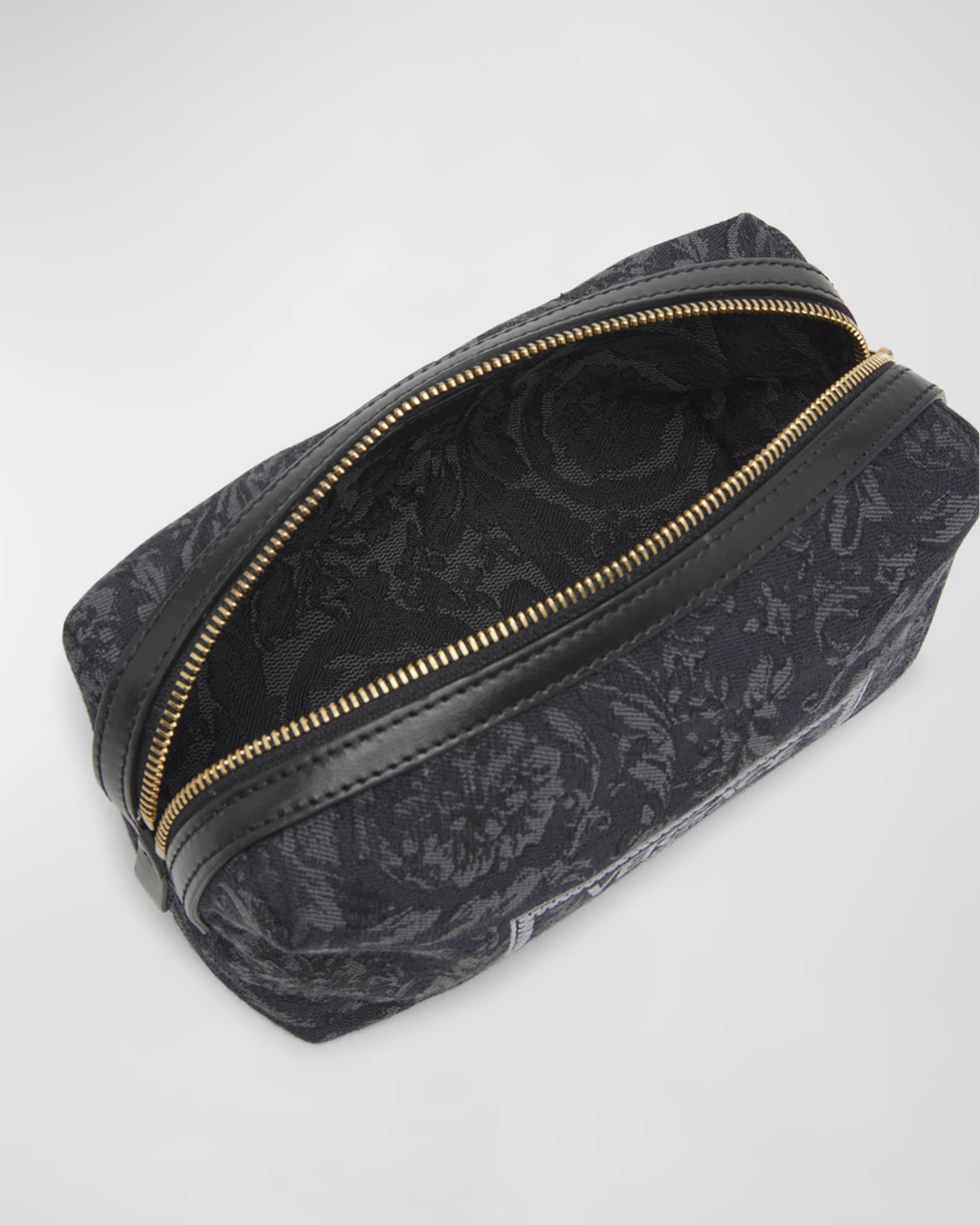 Jacquard Embroidered Cosmetic Bag