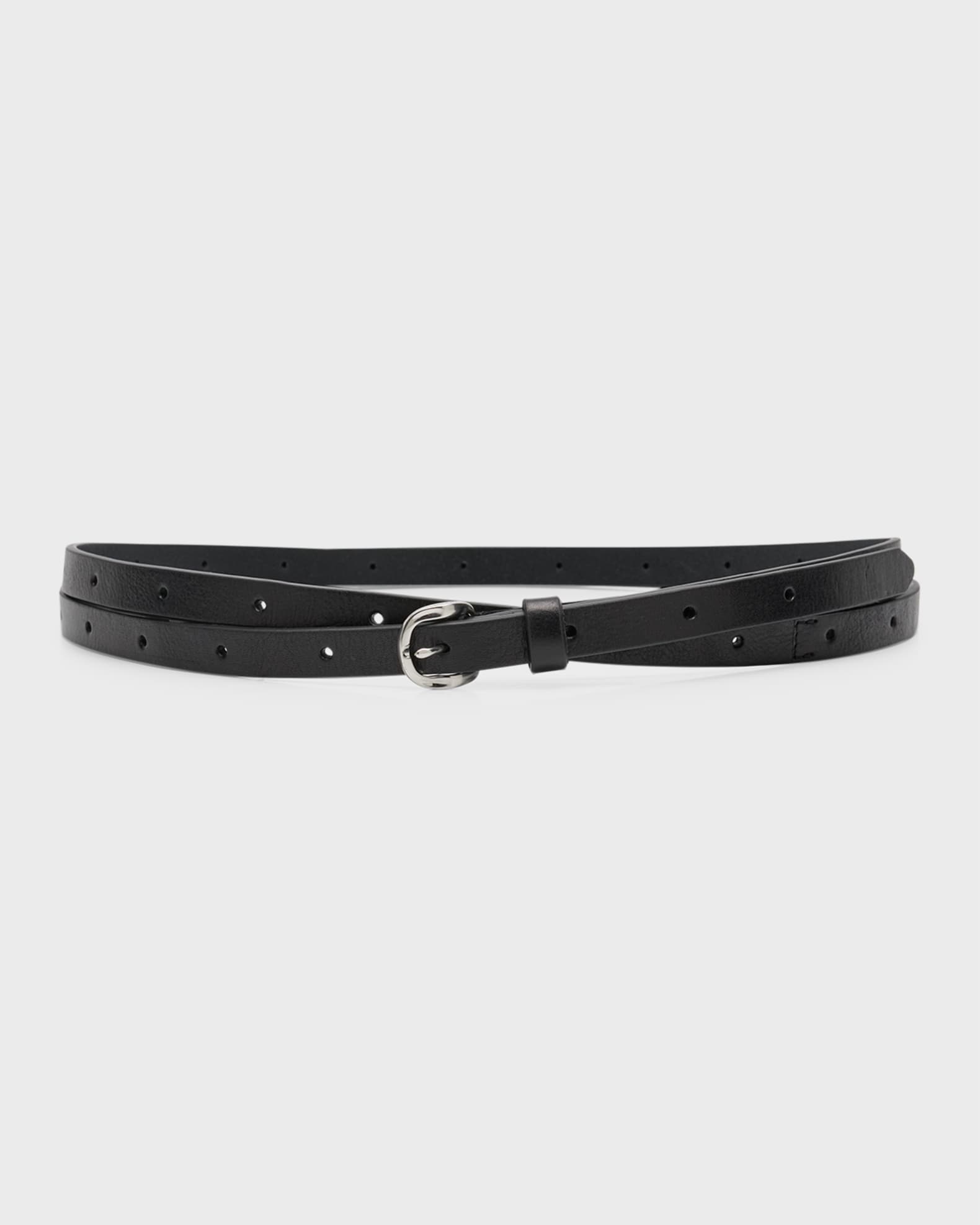 Rag & Bone Mini Belize Leather Belt | Neiman Marcus