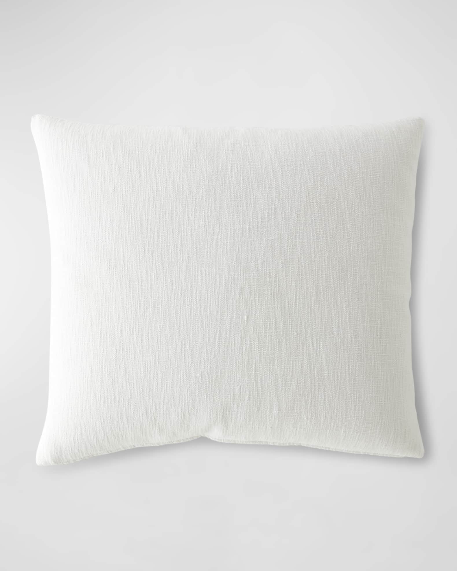 Woven White King Euro With Insert 0