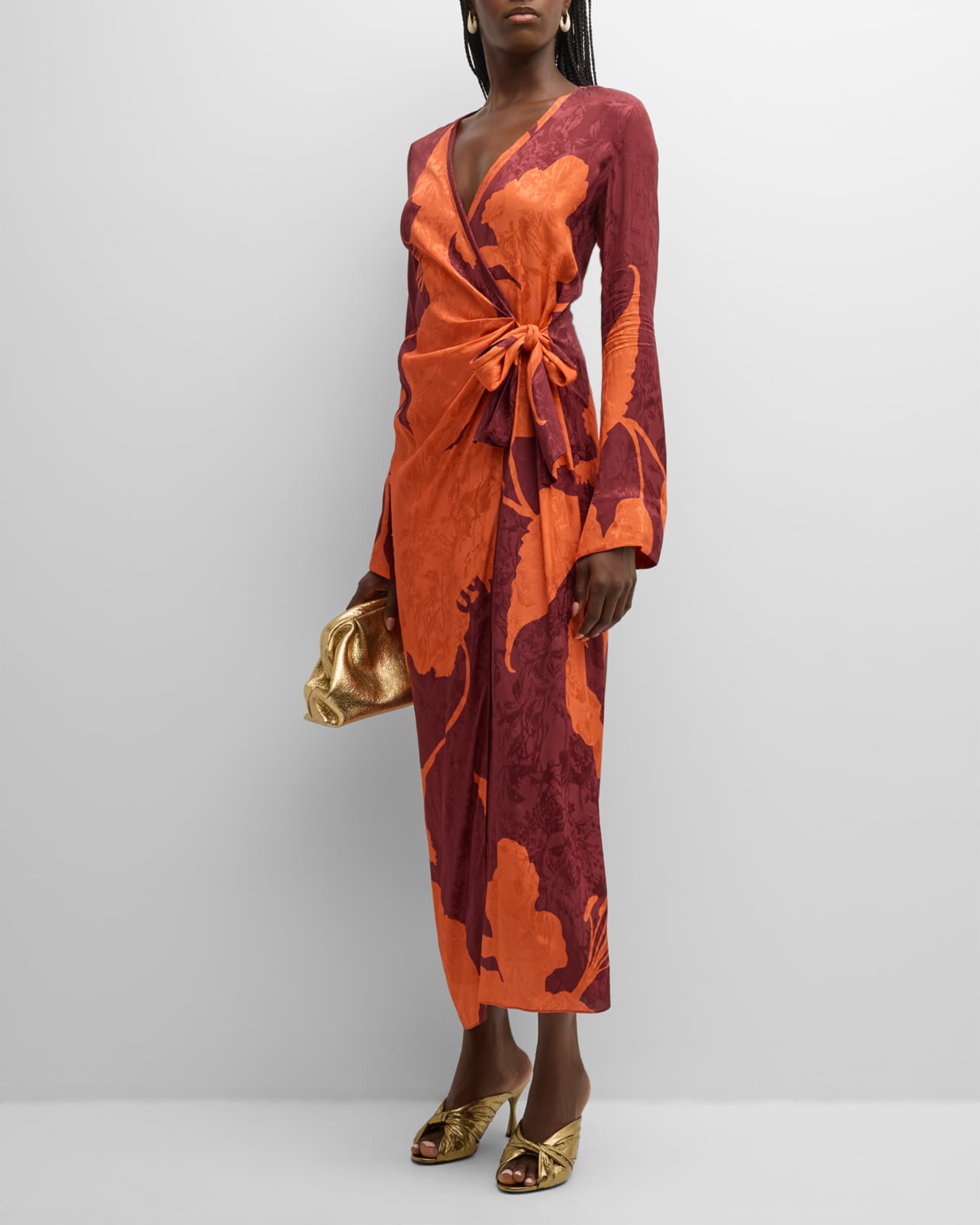 Johanna Ortiz Sanctuary for Dream Wrap Dress Neiman Marcus