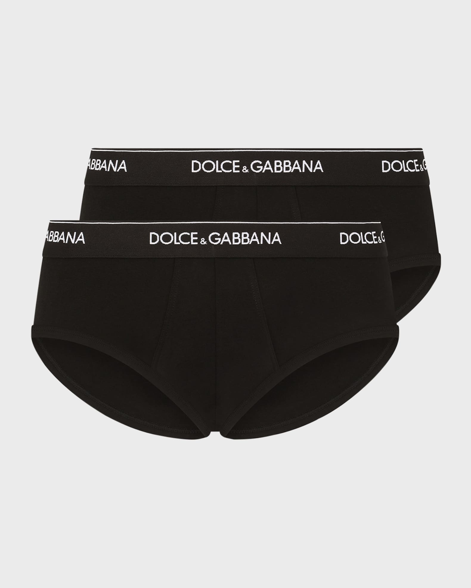 Dolce&Gabbana Men's Slip Medio 2-Pack Briefs
