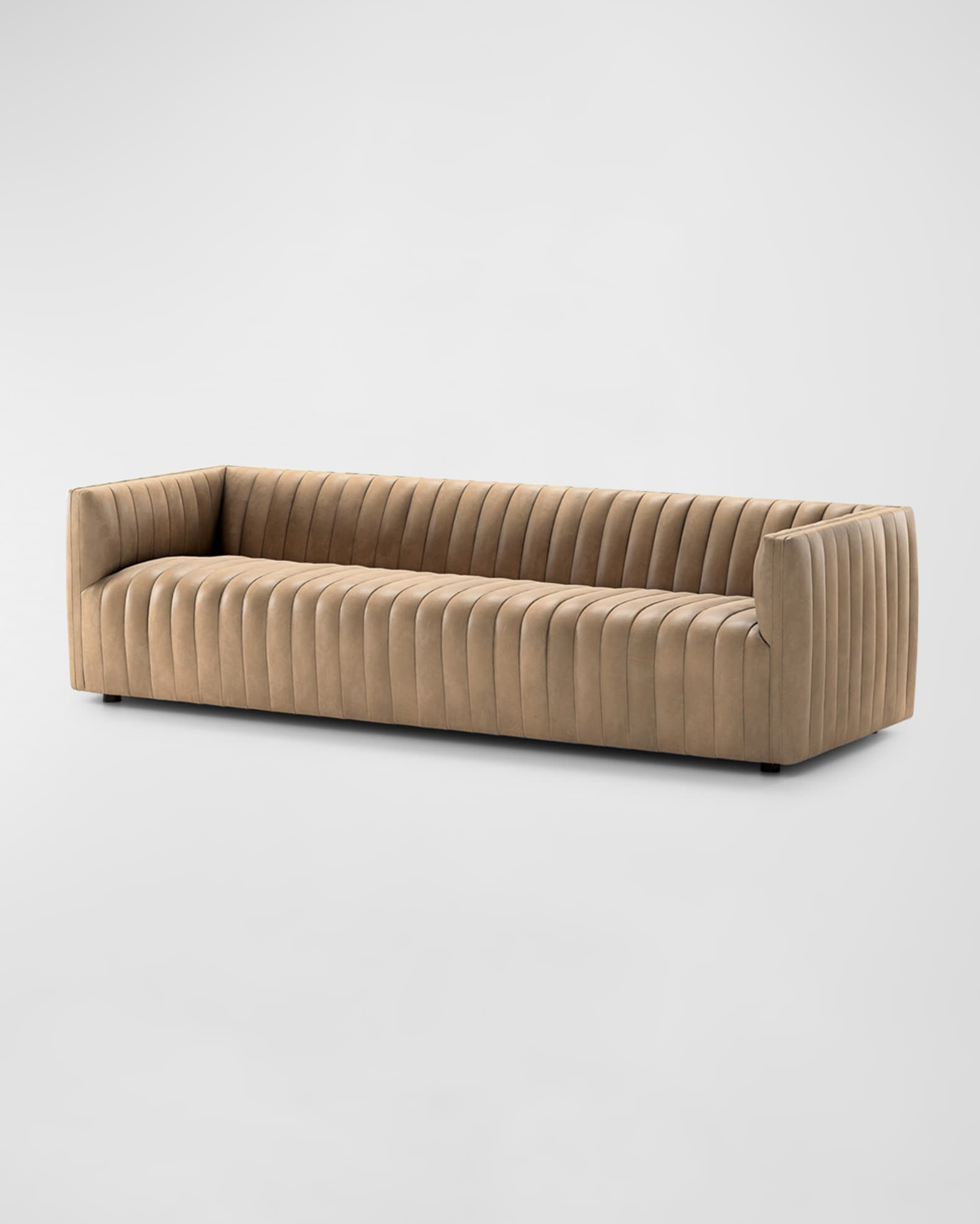 Augustine Leather Sofa, 97" 0