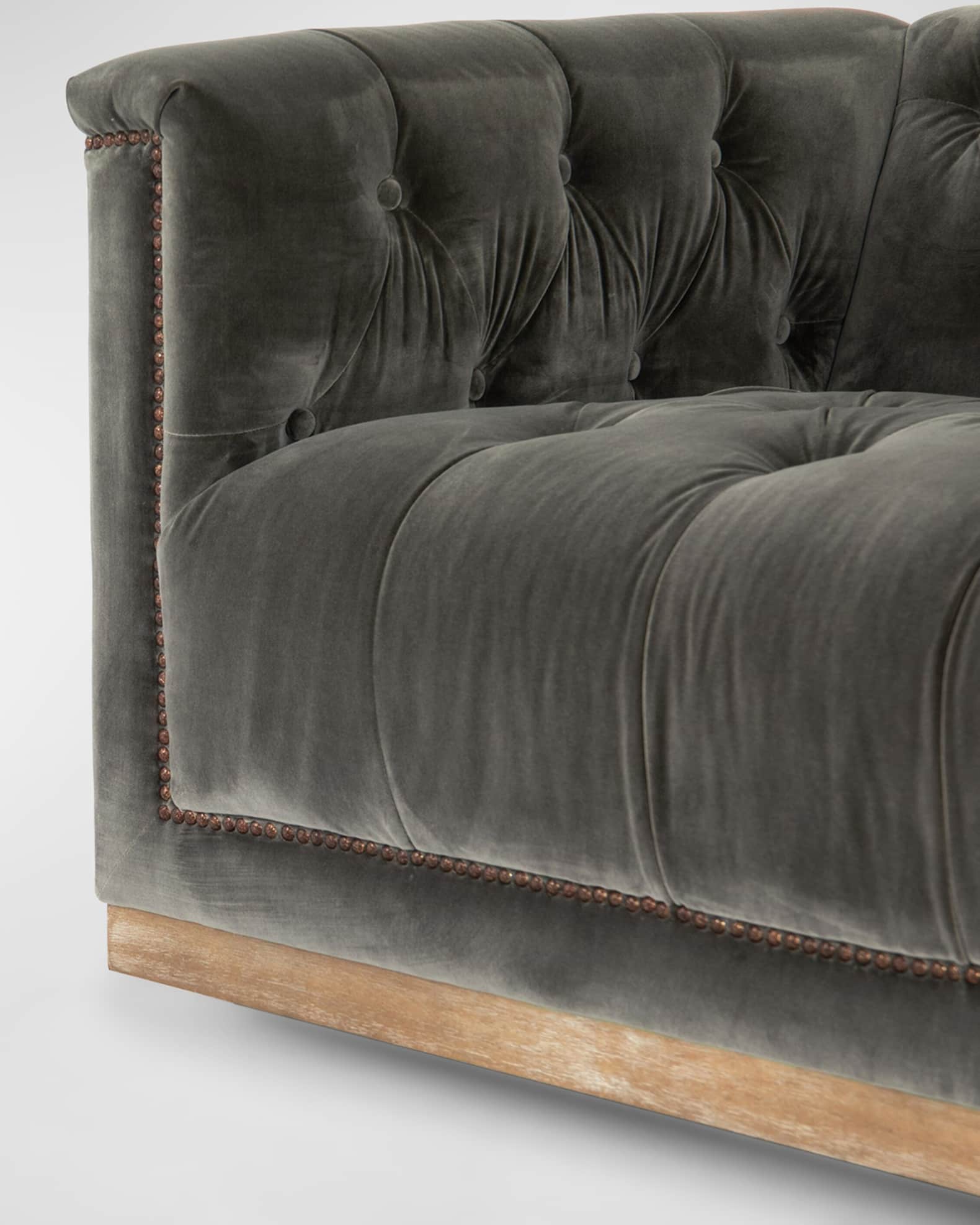 Four Hands Maxx Velvet Sofa, 95" | Neiman Marcus