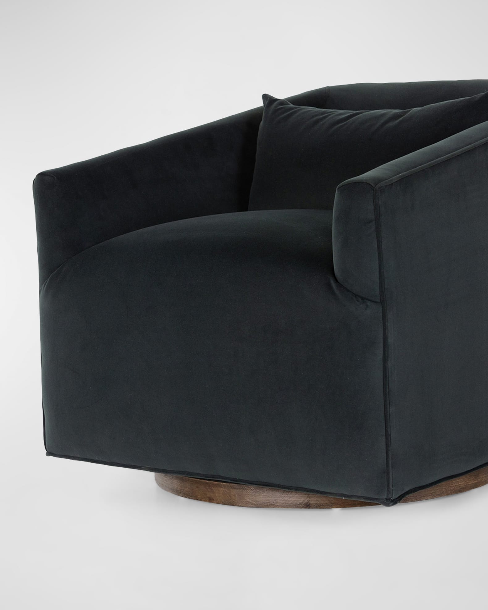 Four Hands York Velvet Swivel Chair | Neiman Marcus