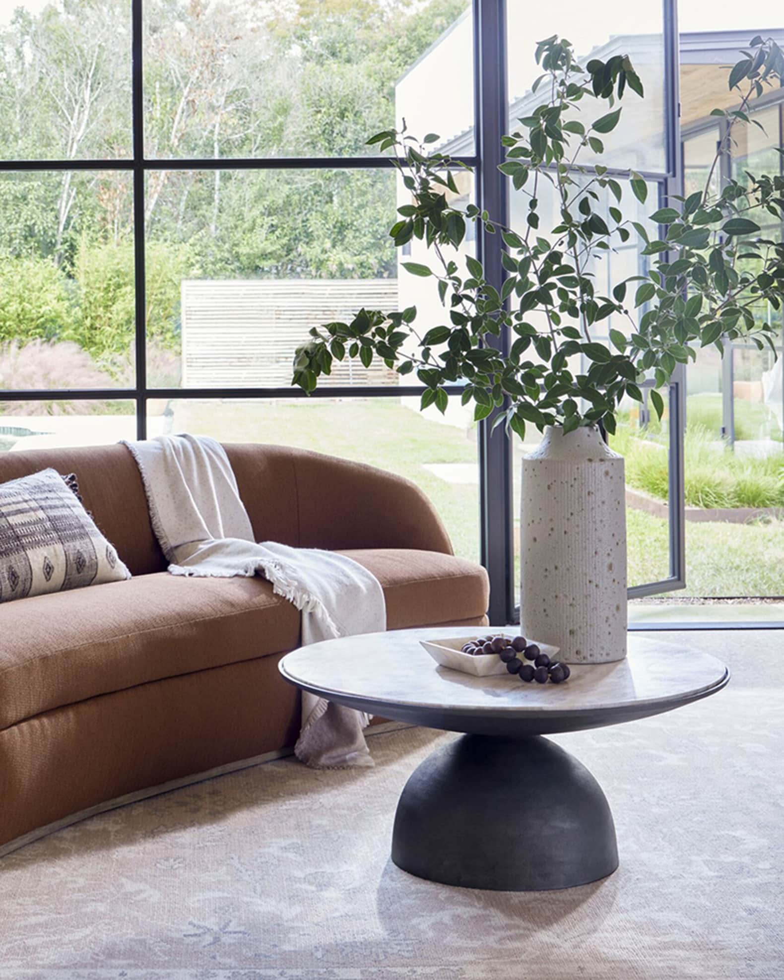 Four Hands Corbett Marble Top Coffee Table | Neiman Marcus