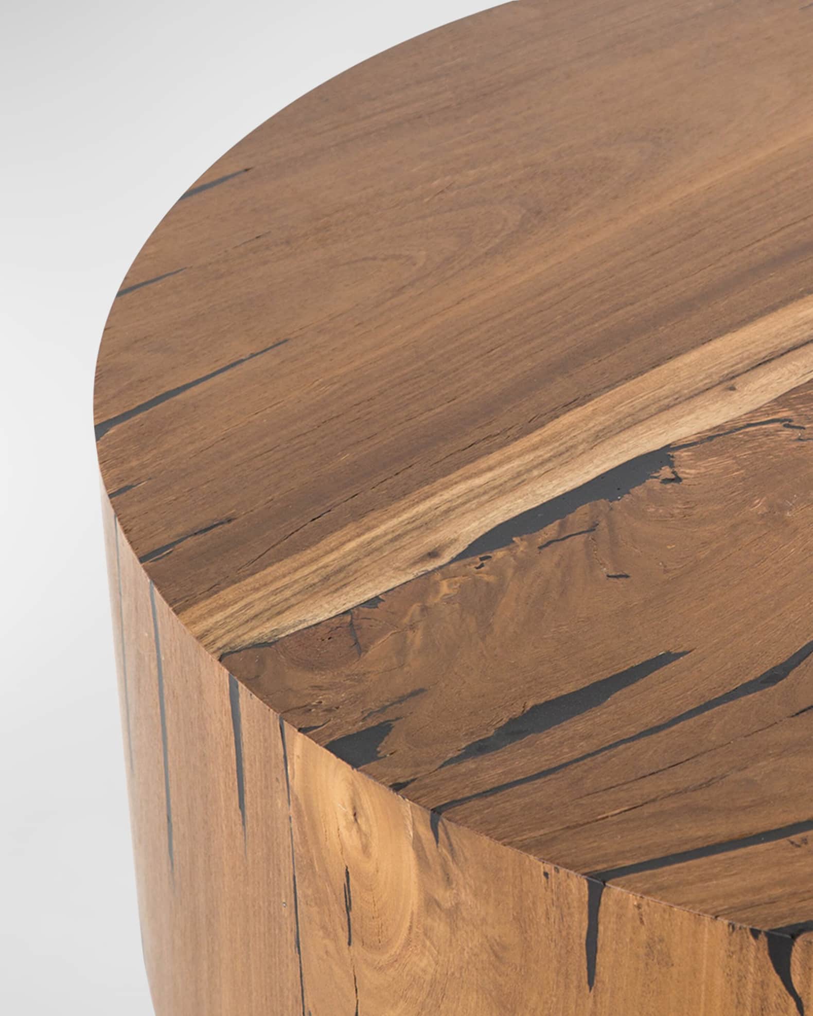 Four Hands Hudson Round Coffee Table Neiman Marcus