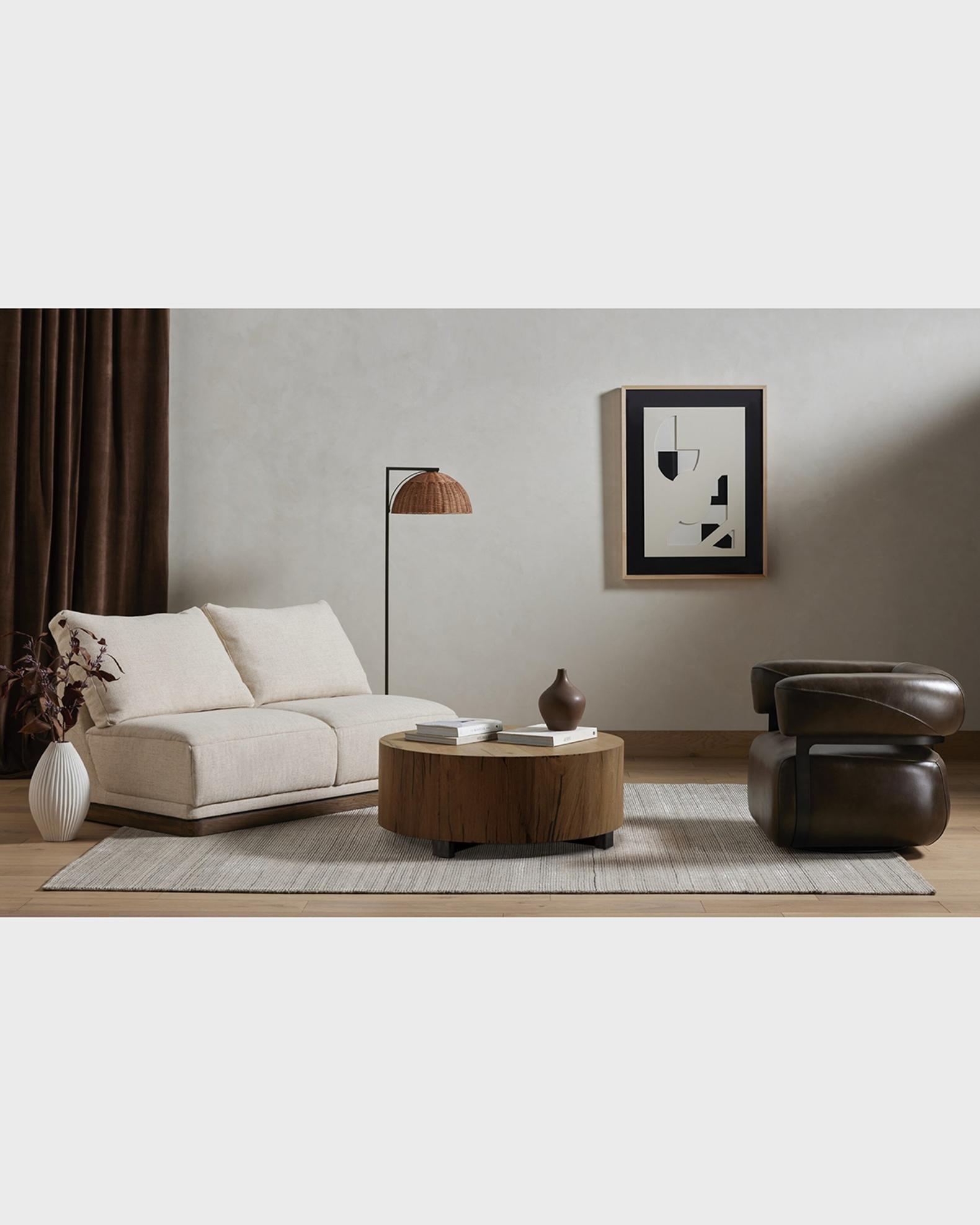 Four Hands Hudson Round Coffee Table | Neiman Marcus