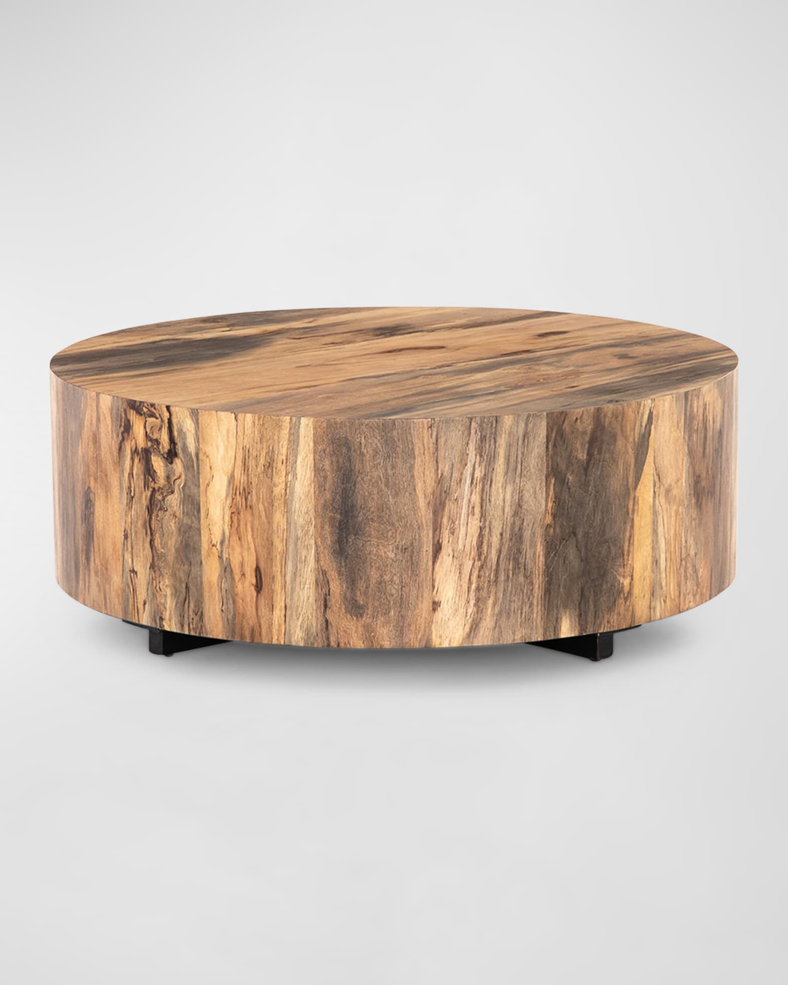 Four Hands Hudson Round Coffee Table Neiman Marcus