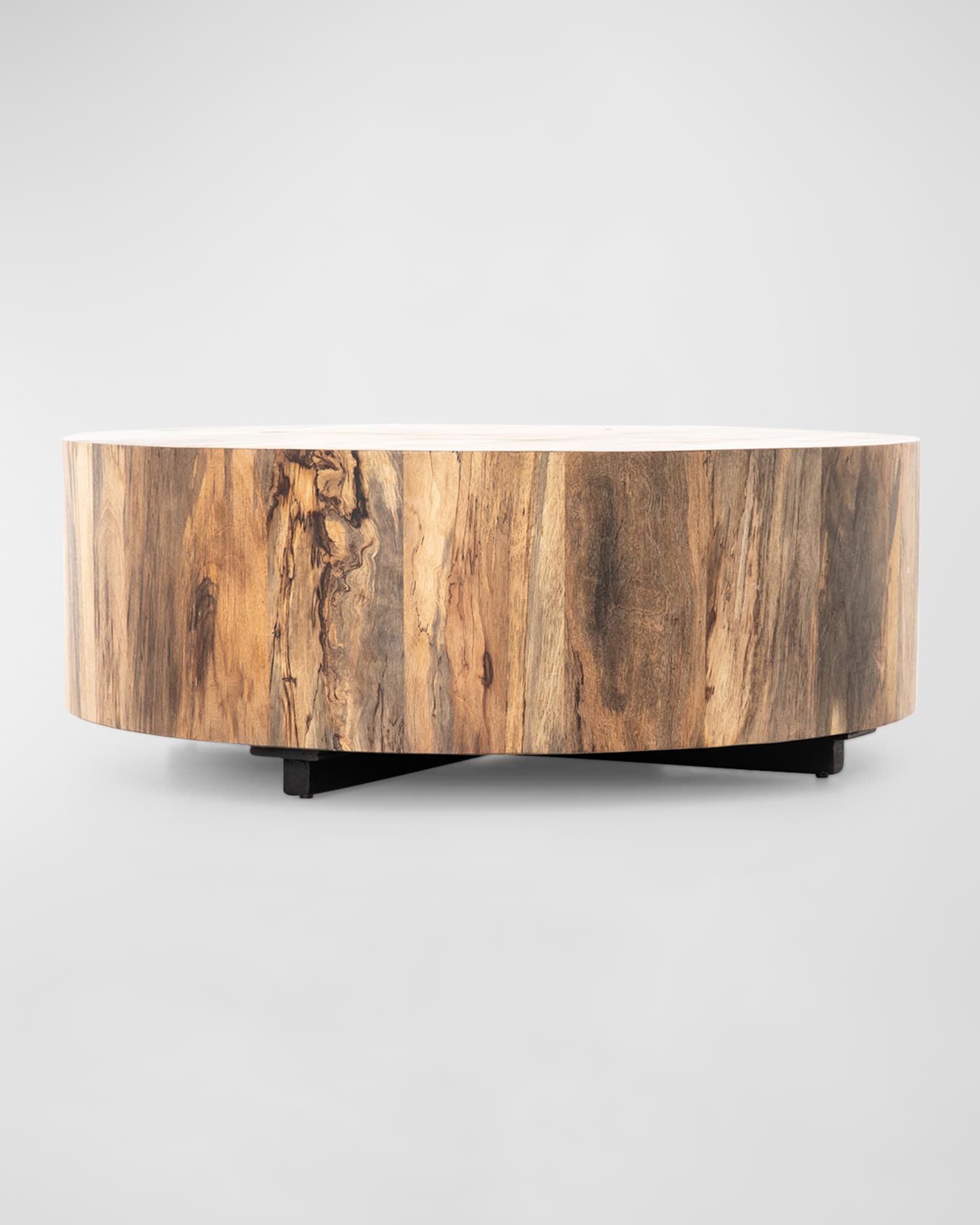 Four Hands Hudson Round Coffee Table Neiman Marcus