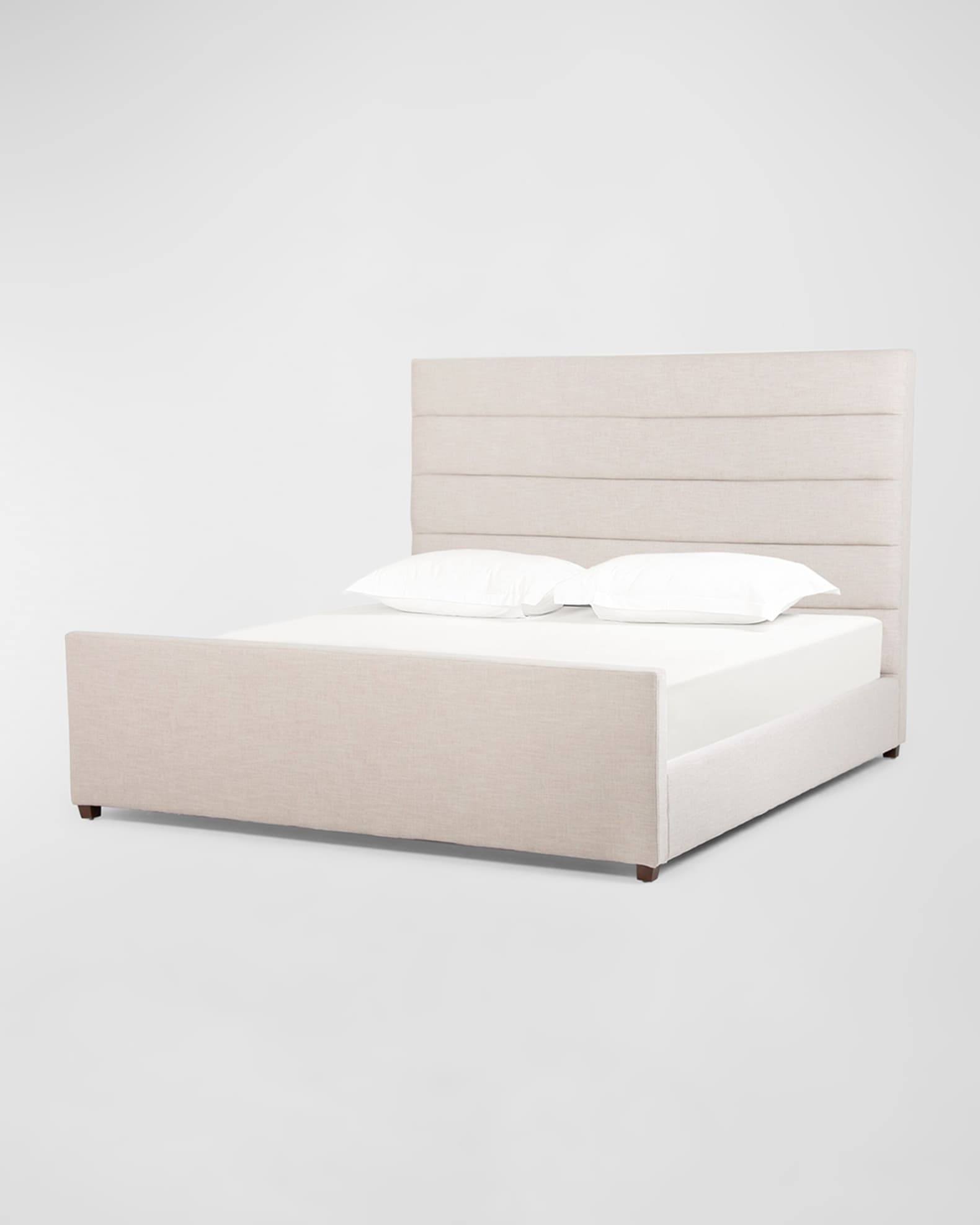 Daphne Channel-Tufted King Bed 0