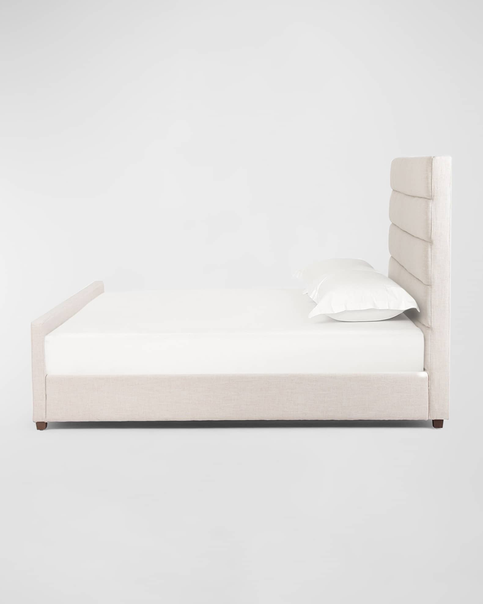 Four Hands Daphne Channel-Tufted Queen Bed | Neiman Marcus