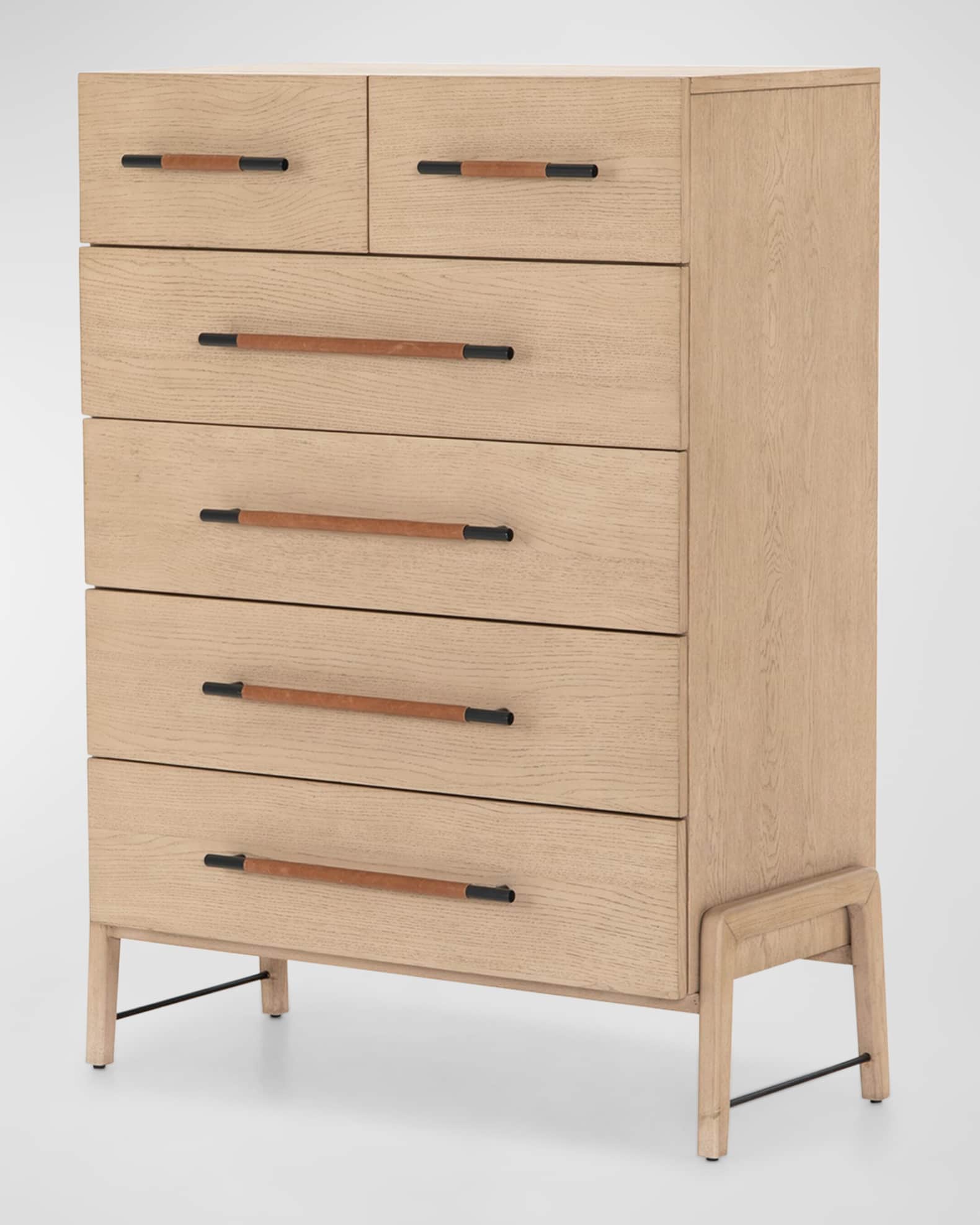 Rosedale 6-Drawer Tall Dresser 0