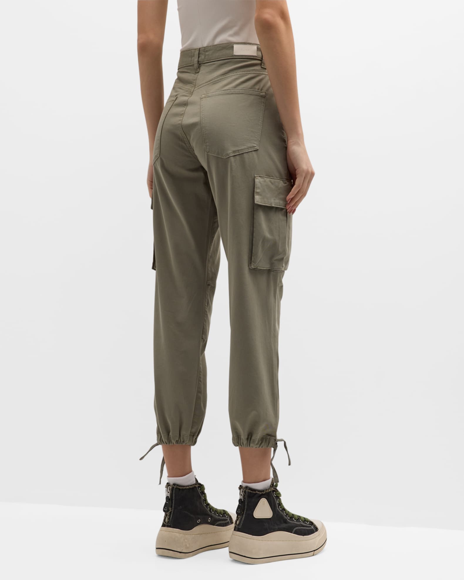Gwen Straight Crop Cargo Joggers