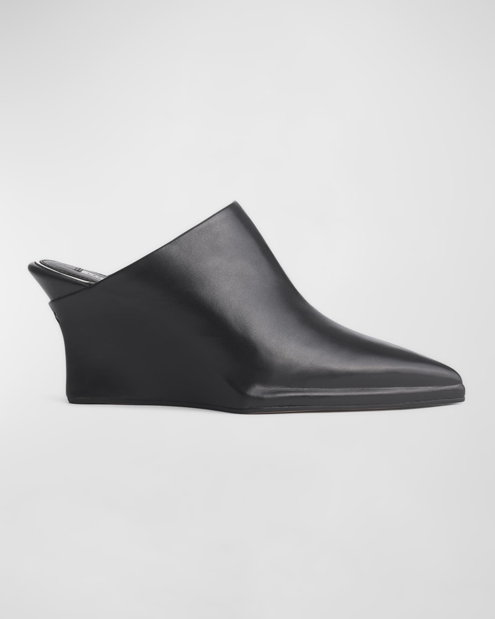 Rag Bone Eclipse Leather Wedge Mules Neiman Marcus
