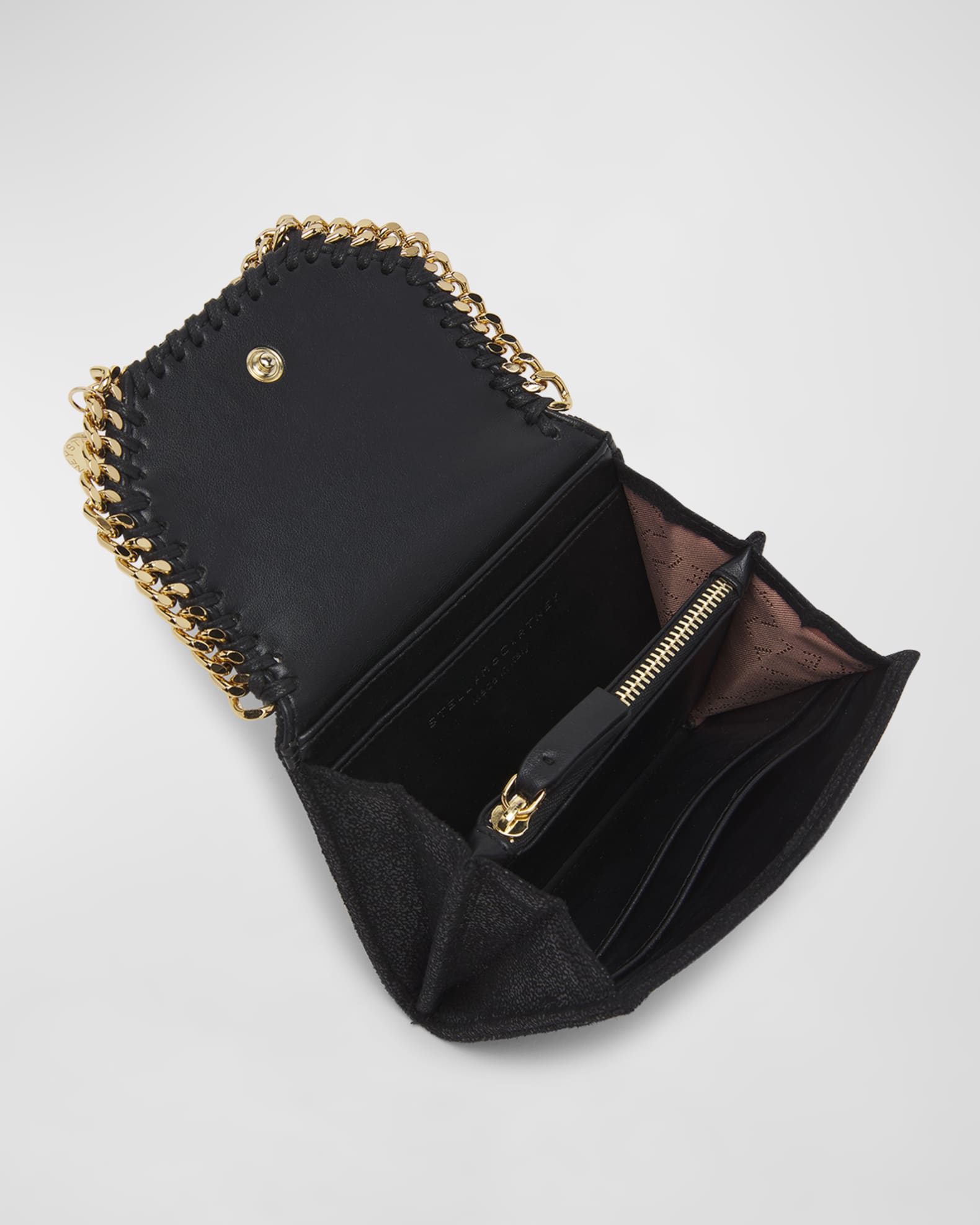 Stella McCartney Falabella Flap Wallet on Chain Neiman Marcus