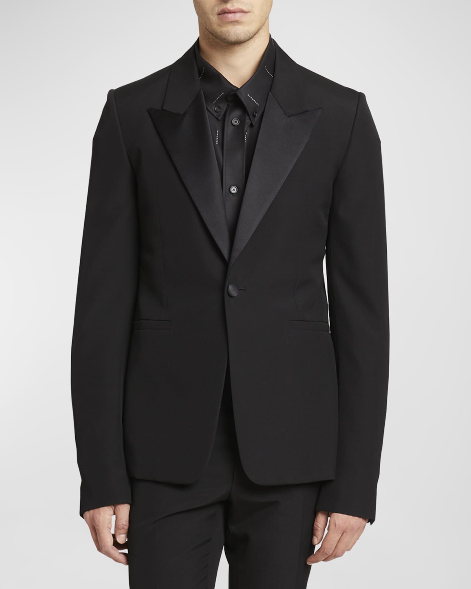 Men s Slim Peak Lapel Tuxedo Jacket
