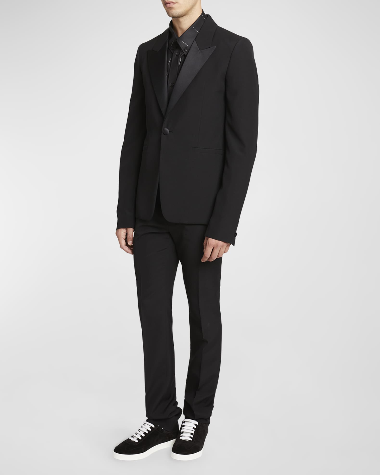 Men s Slim Peak Lapel Tuxedo Jacket