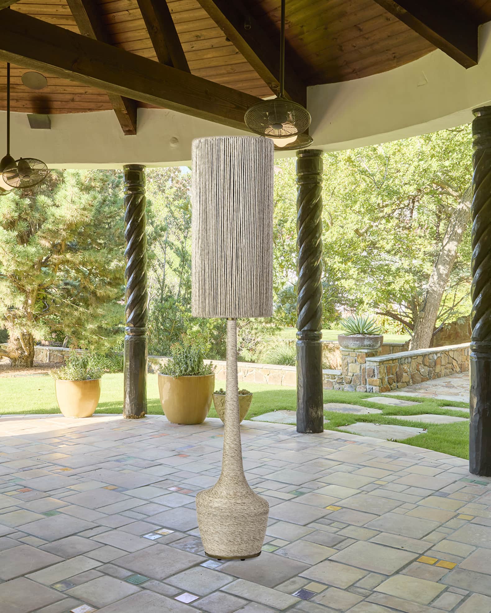 Palecek Newport Outdoor Floor Lamp 64 Neiman Marcus