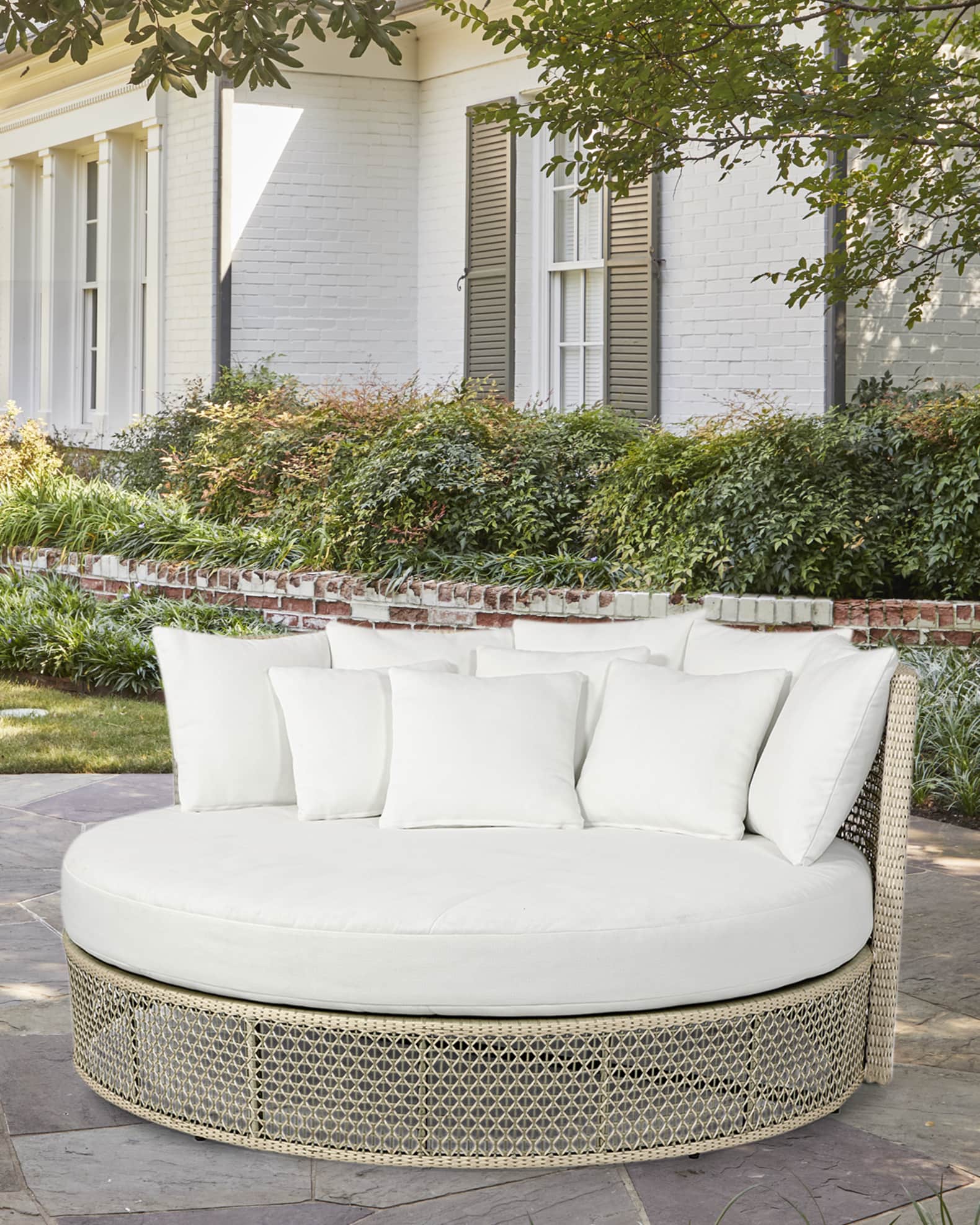 Palecek Santorini Outdoor Sun Bed Neiman Marcus