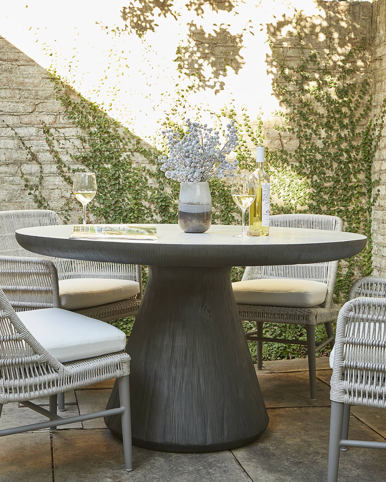 Palecek Sierra Outdoor Dining Table Neiman Marcus